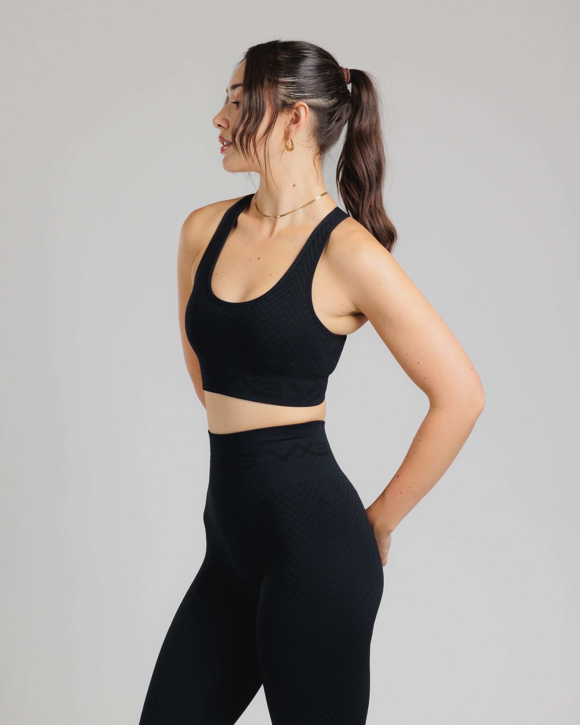 Spira Seamless Bra Black