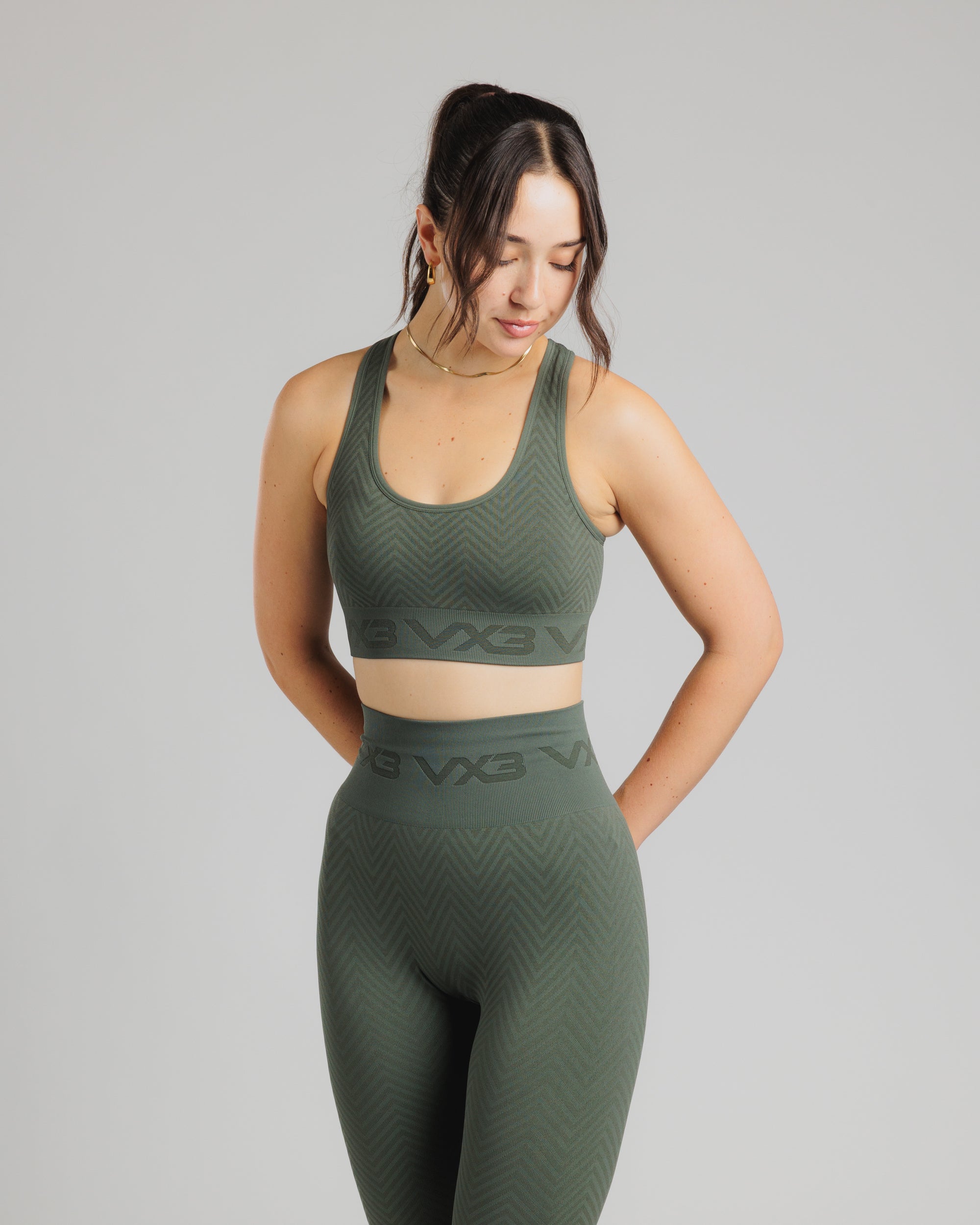 Spira Seamless Bra Olive