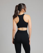 Spira Seamless Bra and Legging Set Black
