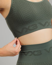 Spira Seamless Bra and Legging Set Olive