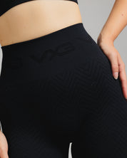 Spira Seamless Bra and Legging Set Black