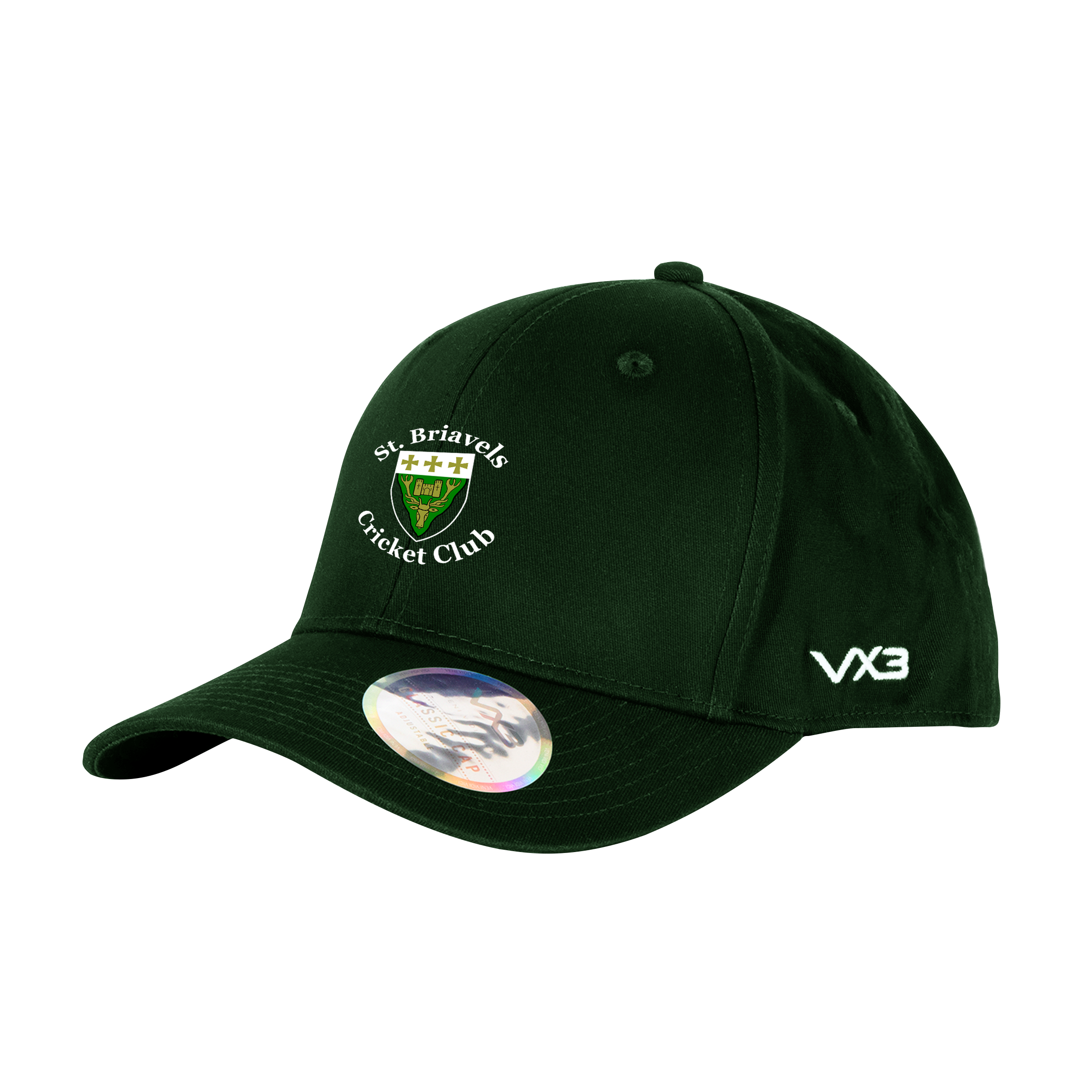 St Briavels CC Classic Cap Bottle Green