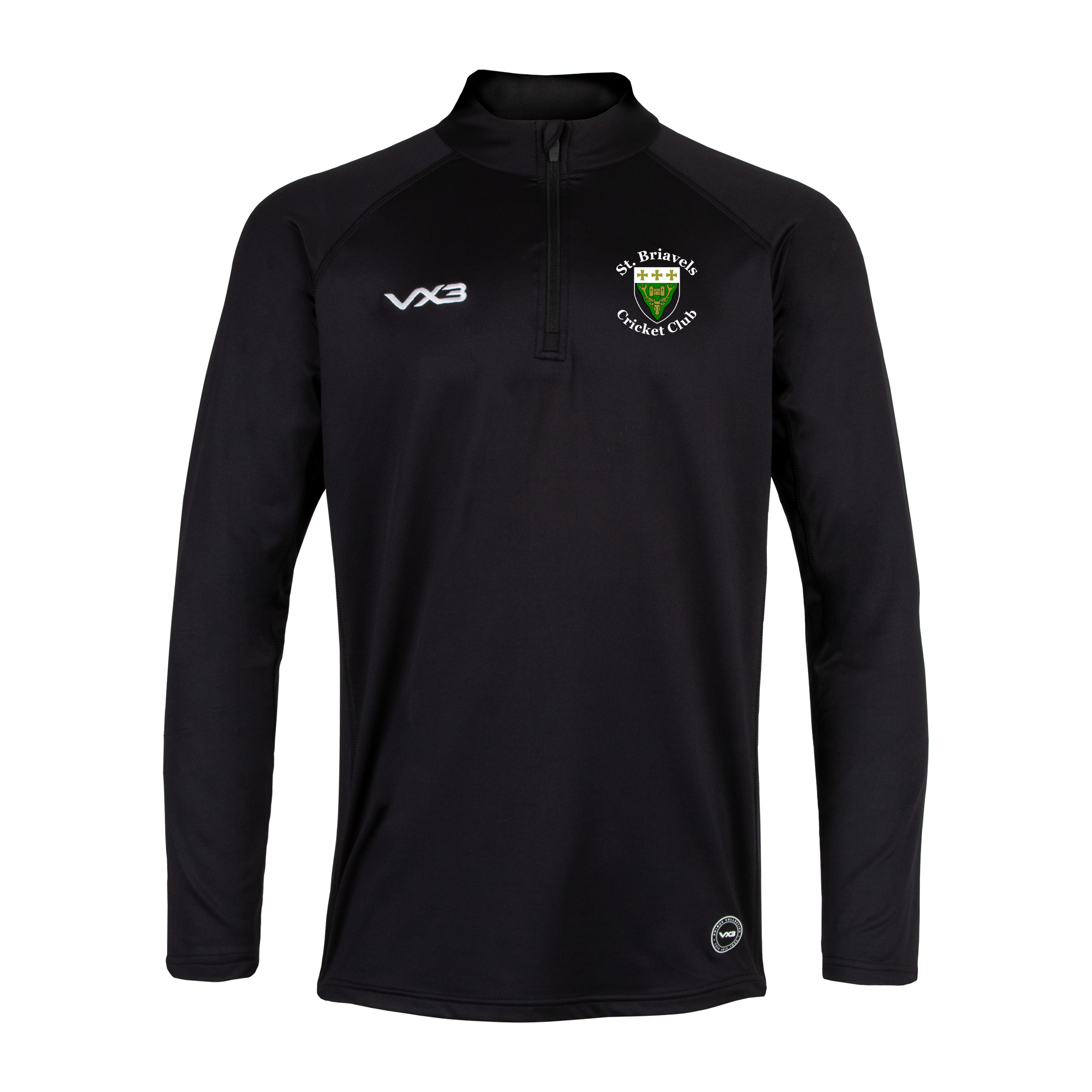 St Briavels CC Primus Youth Quarter Zip