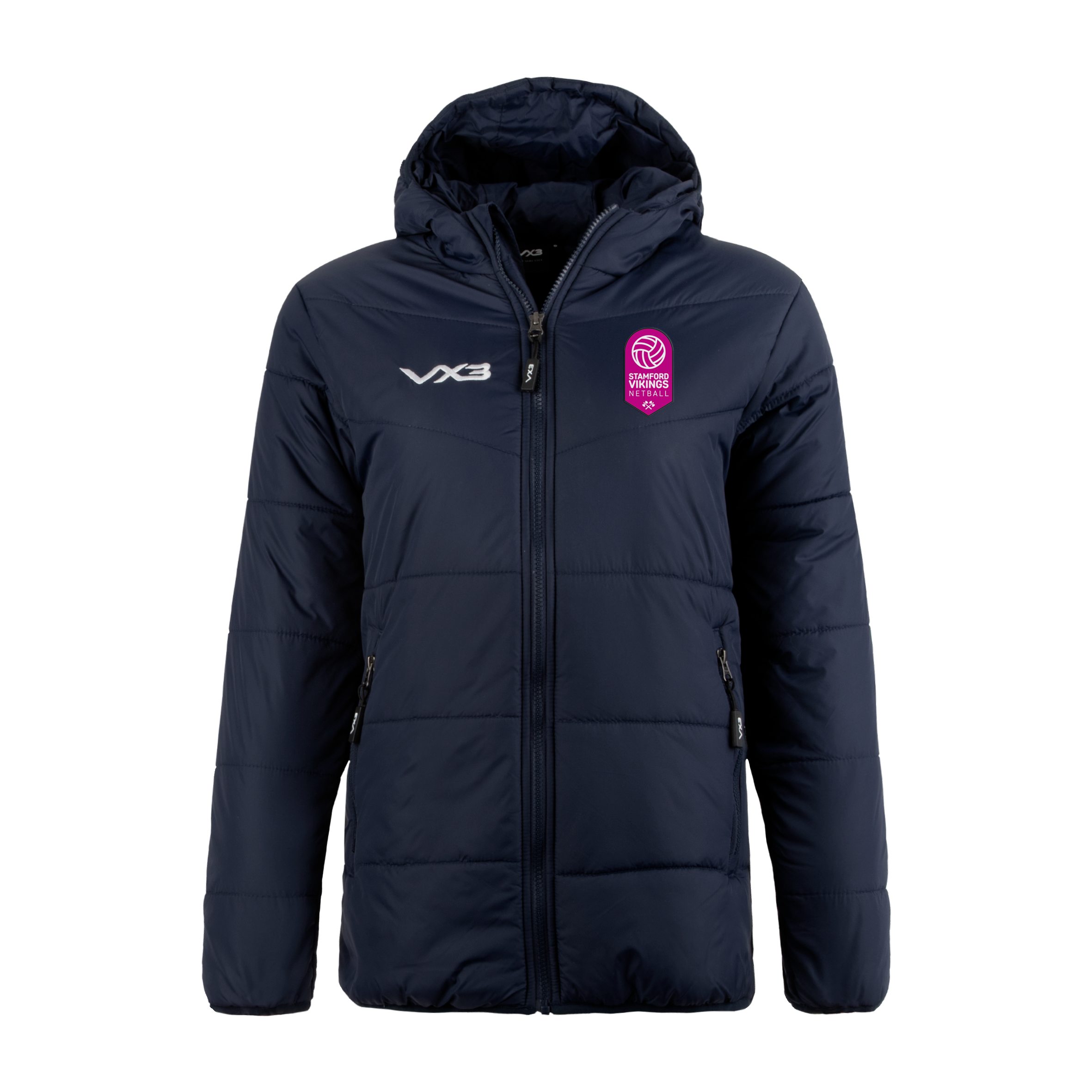 Stamford Vikings Netball Lorica Quilted Jacket Ladies