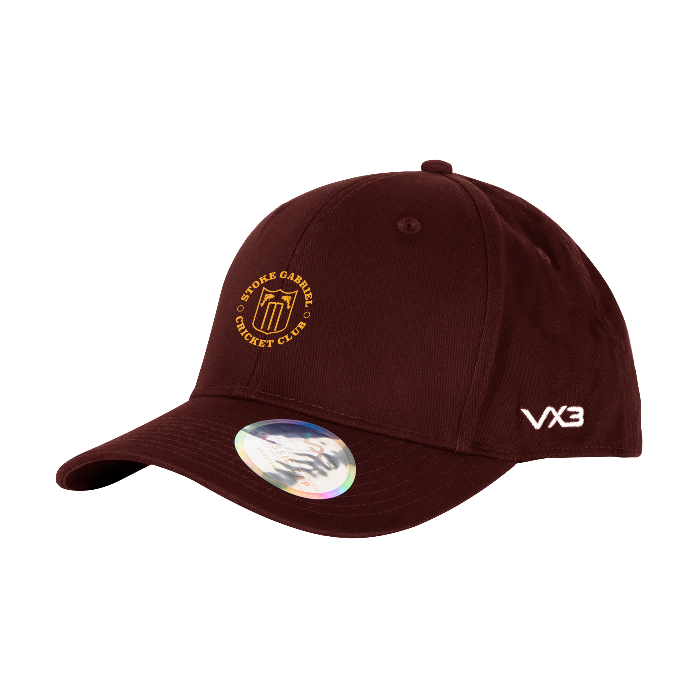 Stoke Gabriel Cricket Club Classic Cap Maroon