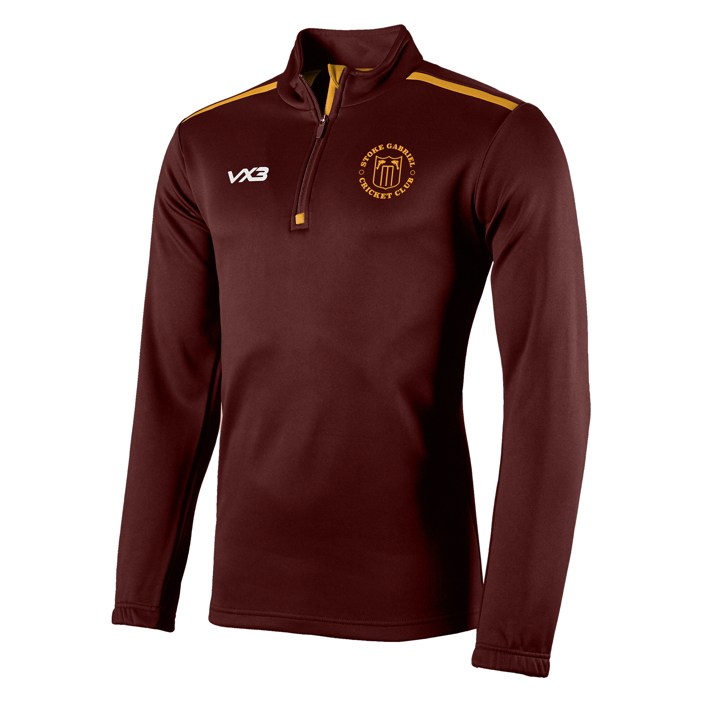 Stoke Gabriel Cricket Club Fortis Quarter Zip Sweat