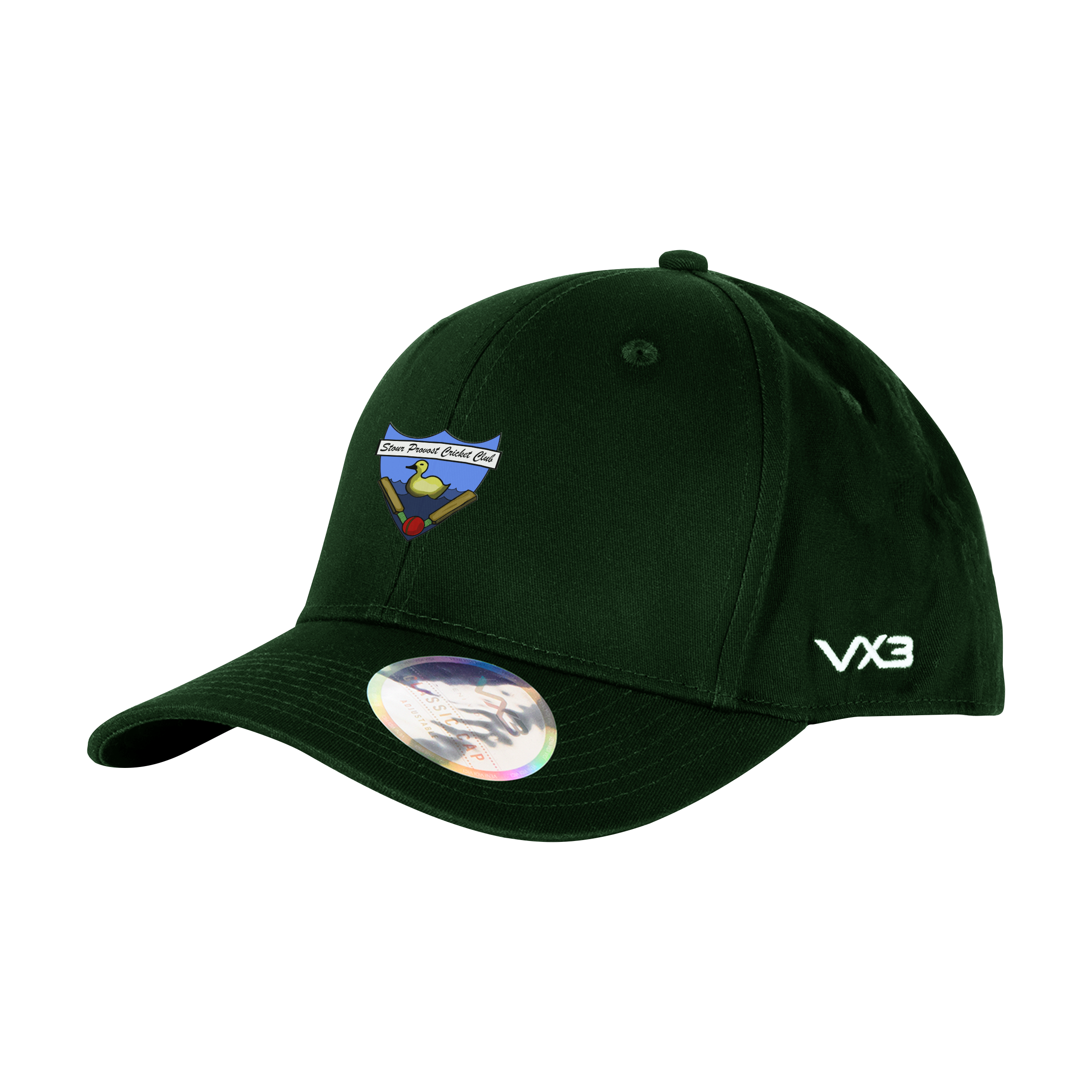 Stour Provost Cricket Club Classic Cap Bottle Green