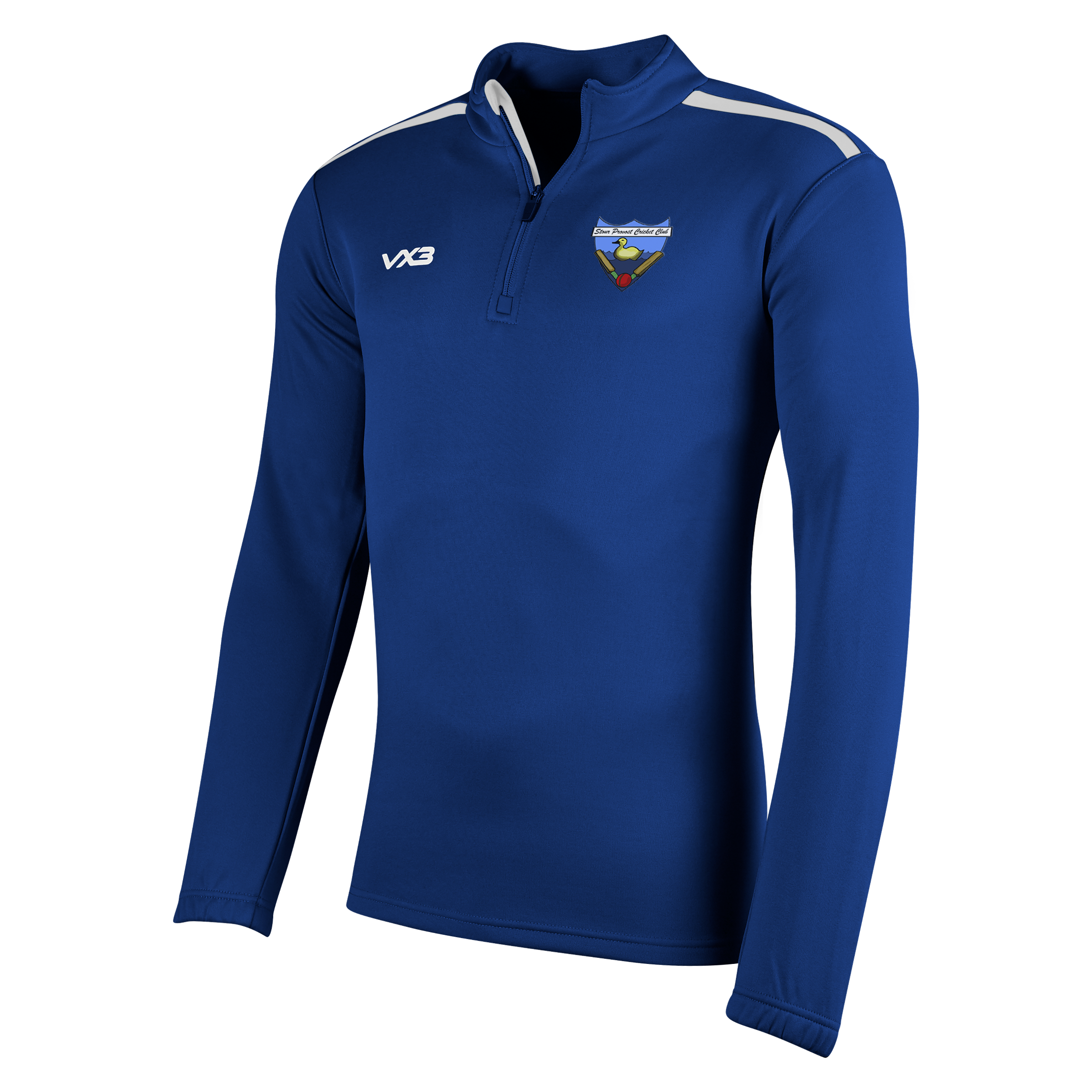Stour Provost Cricket Club Fortis Youth Quarter Zip Sweat