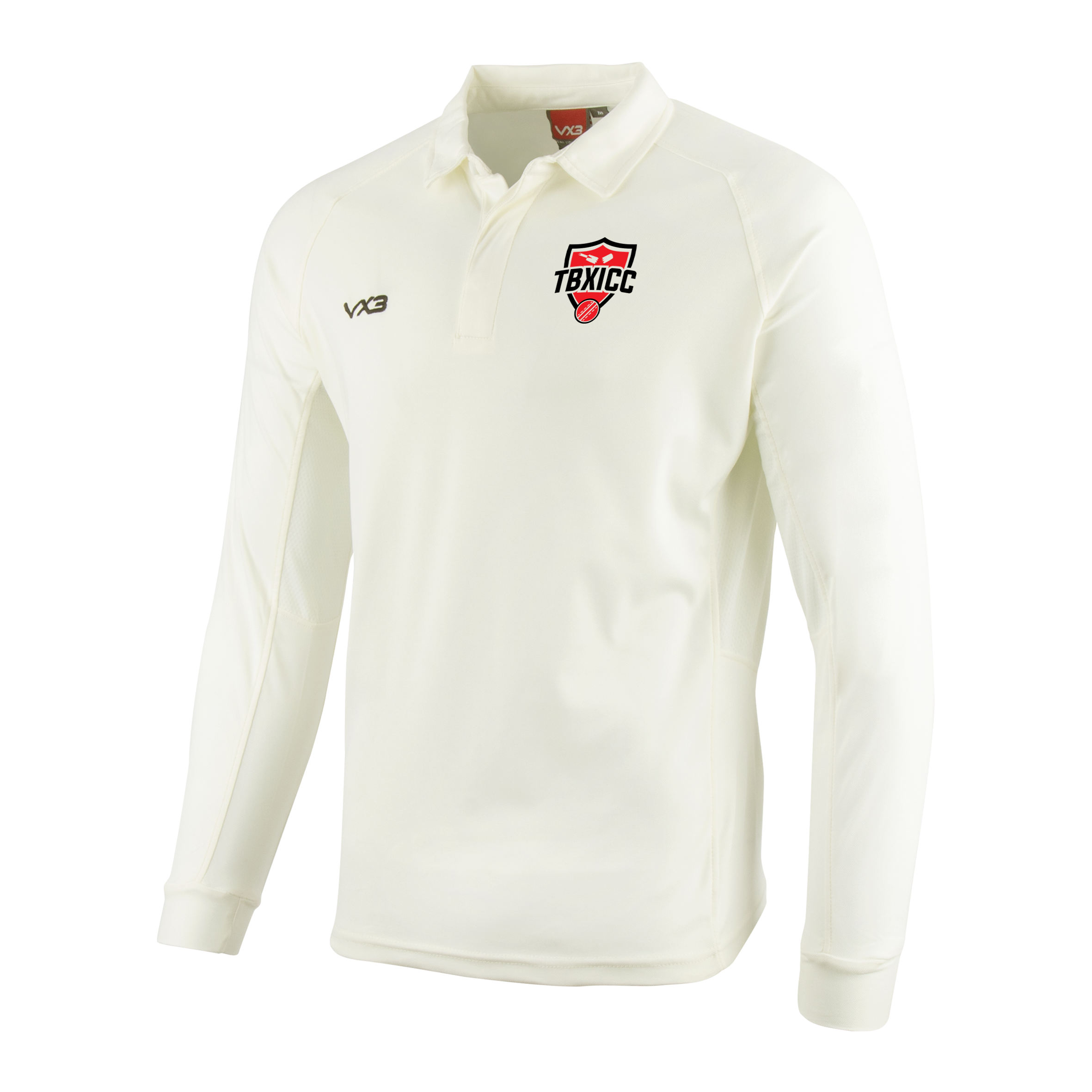The Broken XI Cricket Whites Long Sleeve Shirt