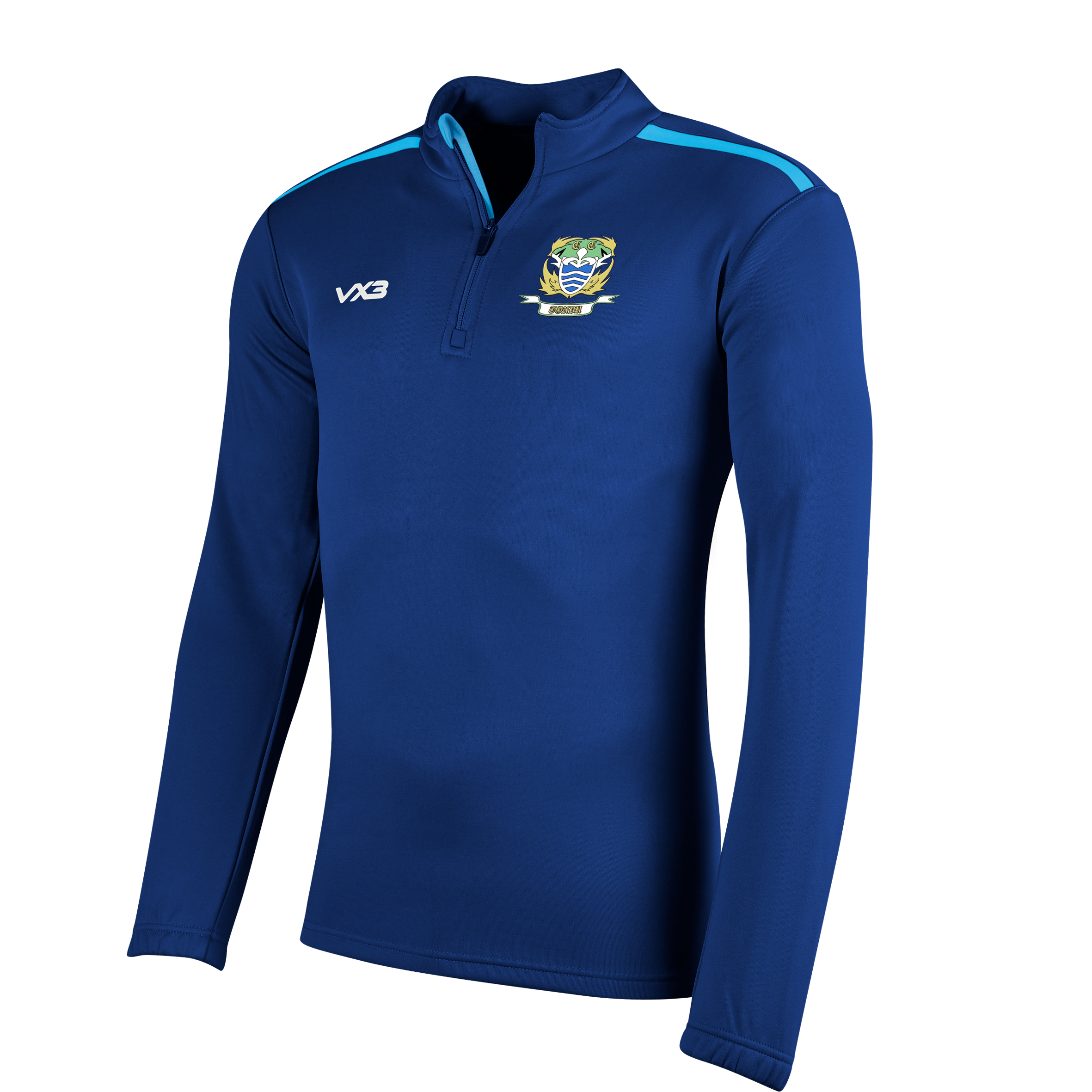Tondu Cricket Club Fortis Youth Quarter Zip Sweat