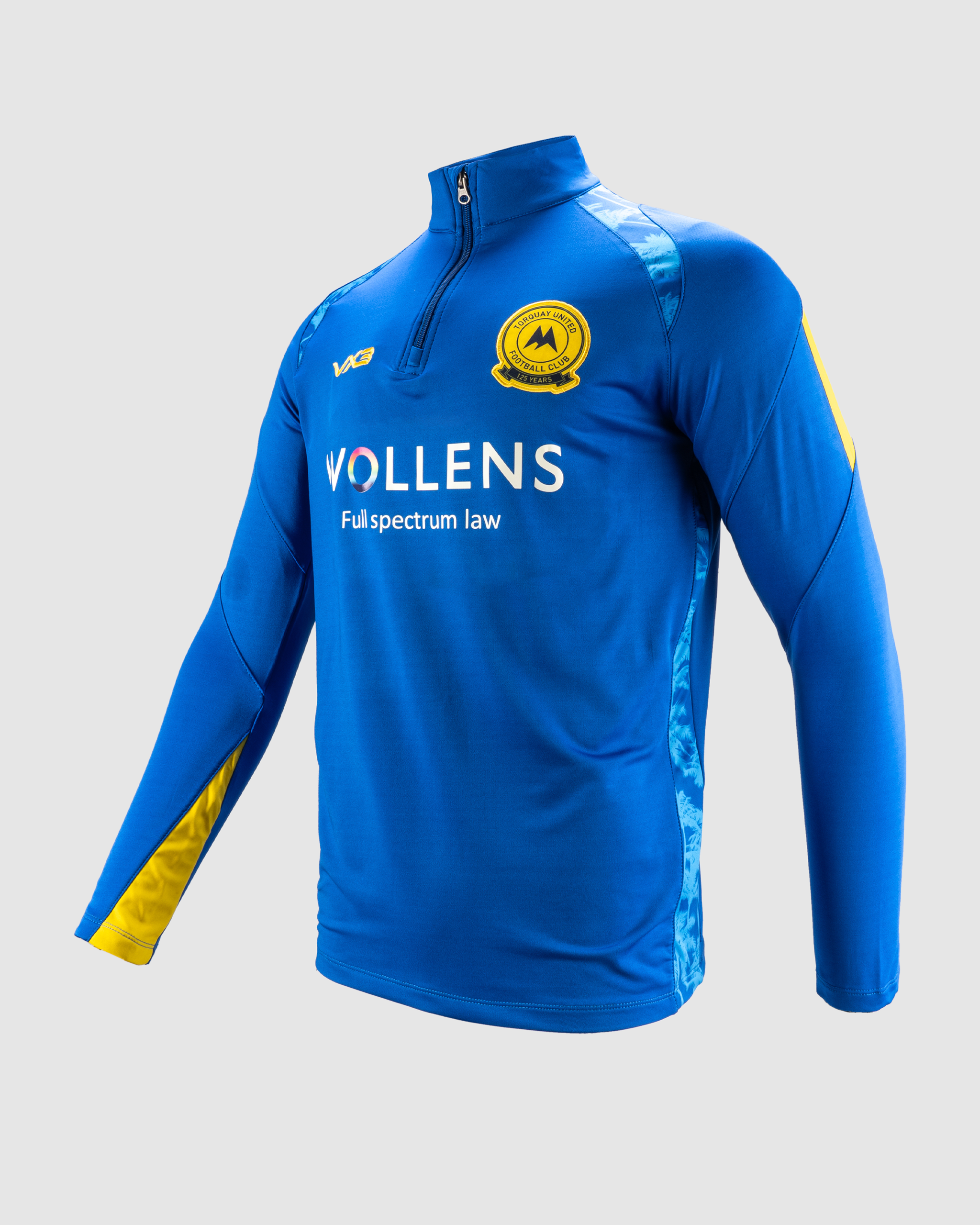 Torquay United FC 24/25 Quarter Zip Top Royal Blue