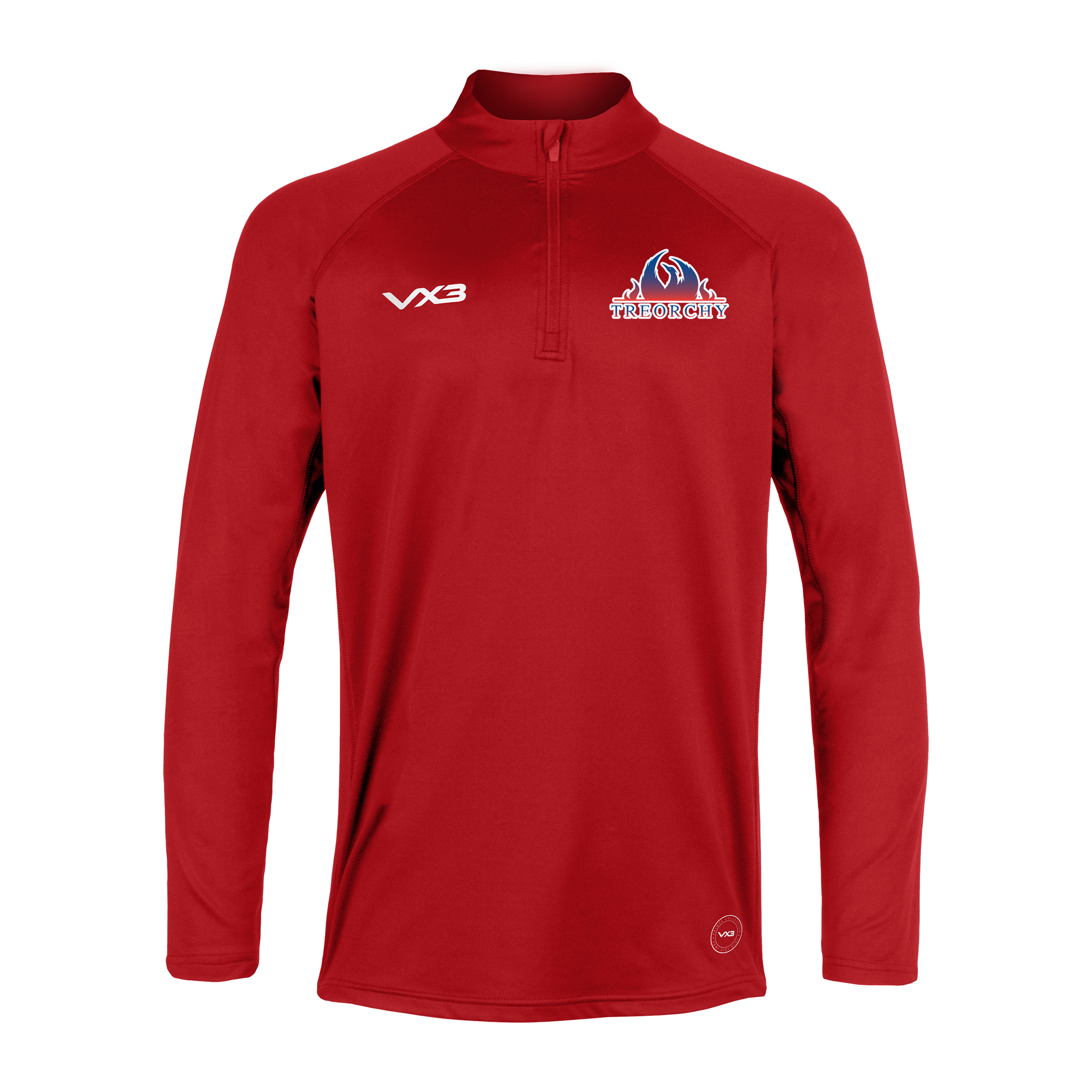Treorchy Comprehensive Primus Quarter Zip Red