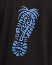 VX3 Run Club Foot Print Tee Black
