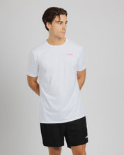 VX3 Run Club Foot Print Tee White