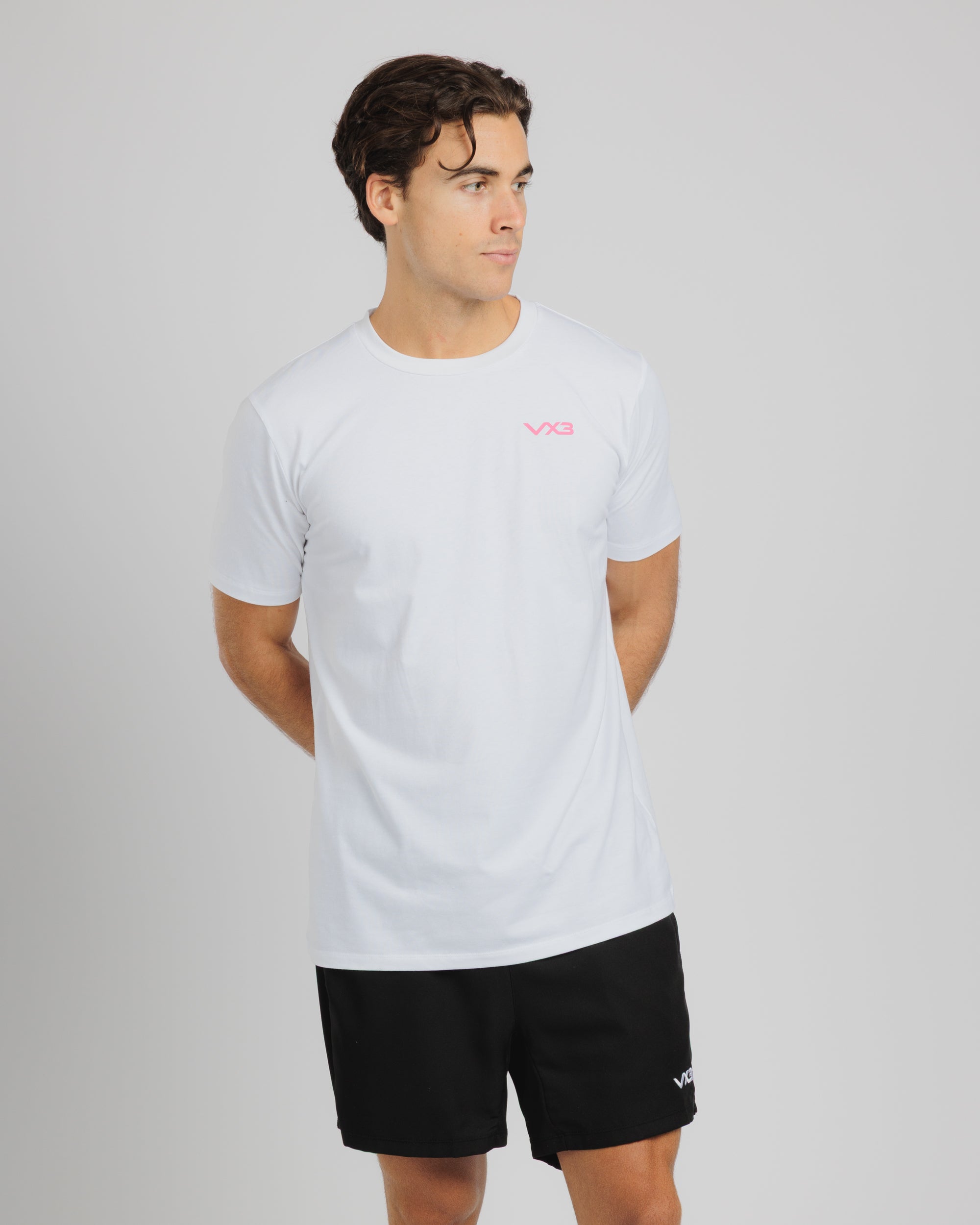 VX3 Run Club Foot Print Tee White