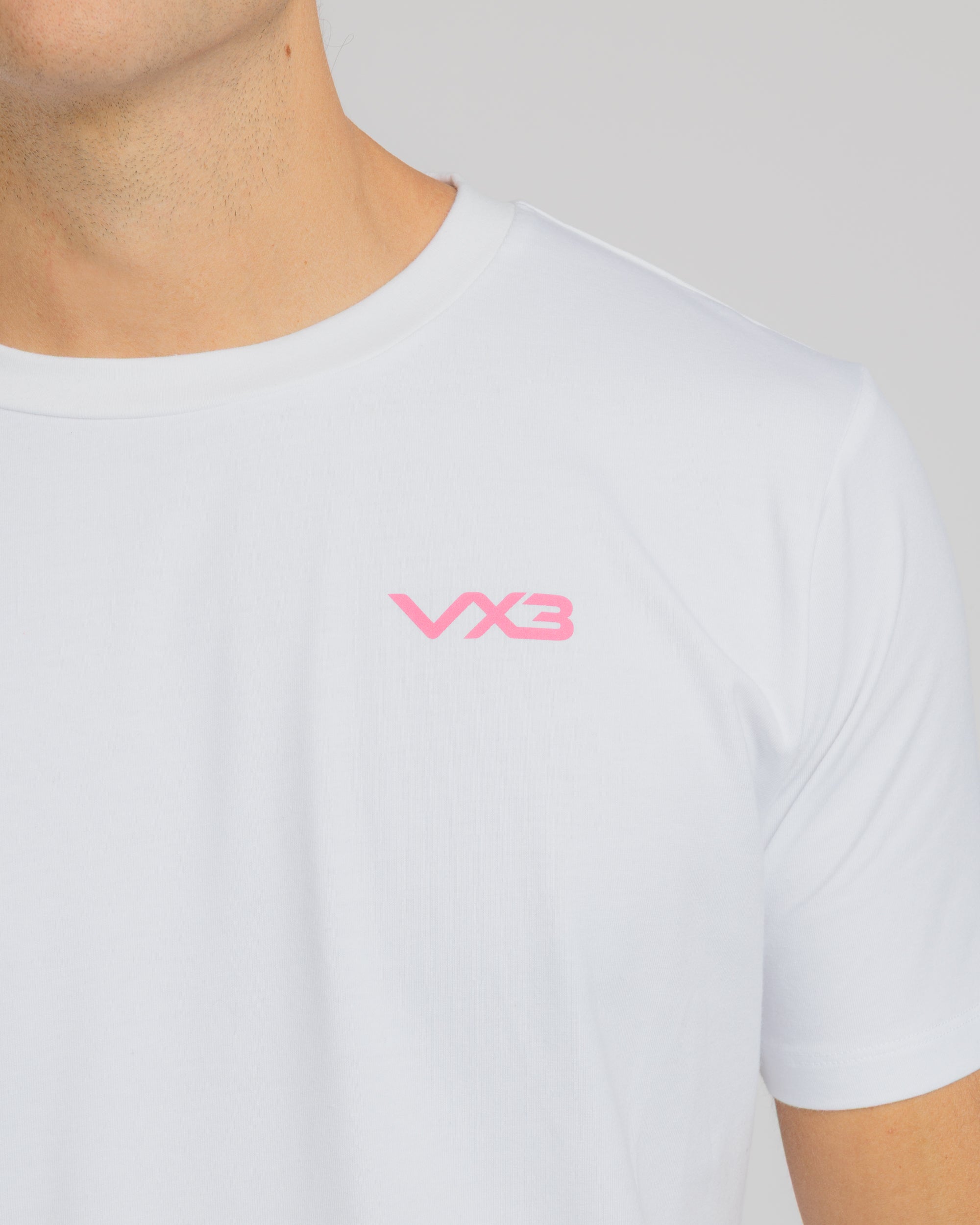 VX3 Run Club Foot Print Tee White