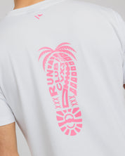 VX3 Run Club Foot Print Tee White