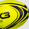 VX3 Vuelta Yellow/Black Rugby Training Ball Fluro - Size 3 Grip