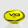 VX3 Vuelta Yellow/Black Rugby Training Ball Fluro- Size 3