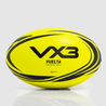 VX3 Vuelta Yellow/Black Rugby Training Ball Fluro- Size 5