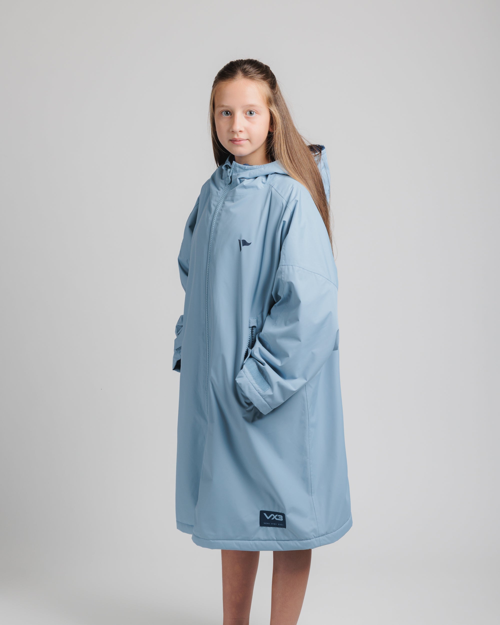Velit Sports Robe Airforce Blue/Dark Denim Kids