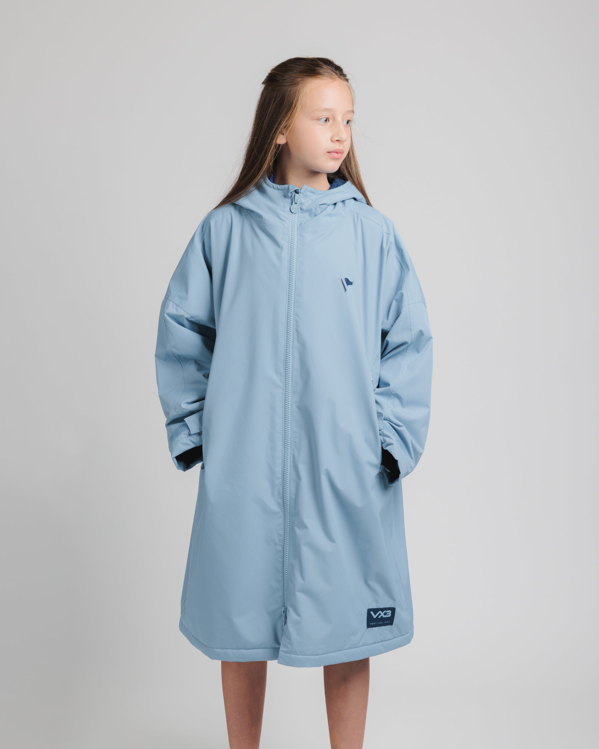 Velit Sports Robe Airforce Blue/Dark Denim Kids