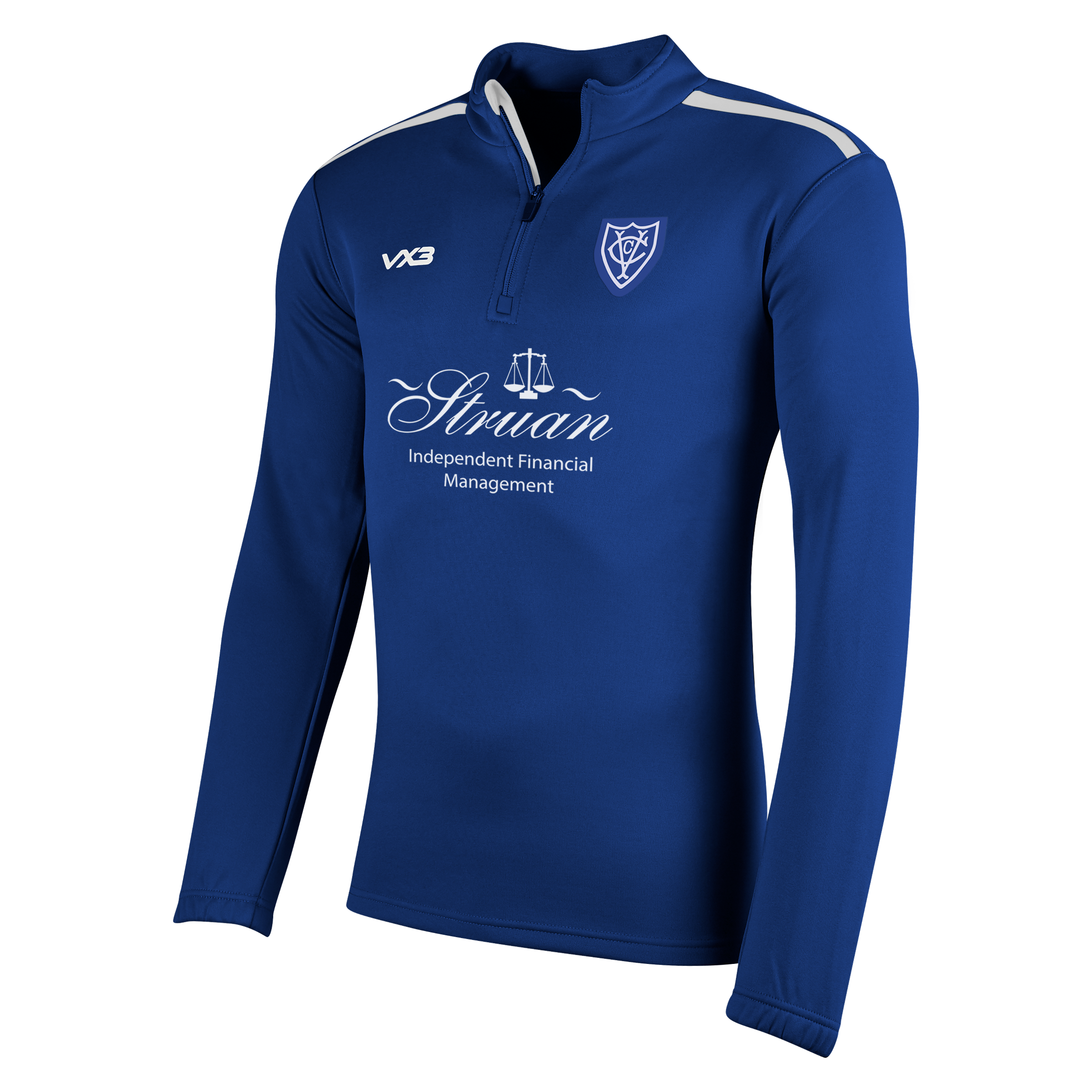 Verwood Cricket Fortis Youth Quarter Zip Sweat