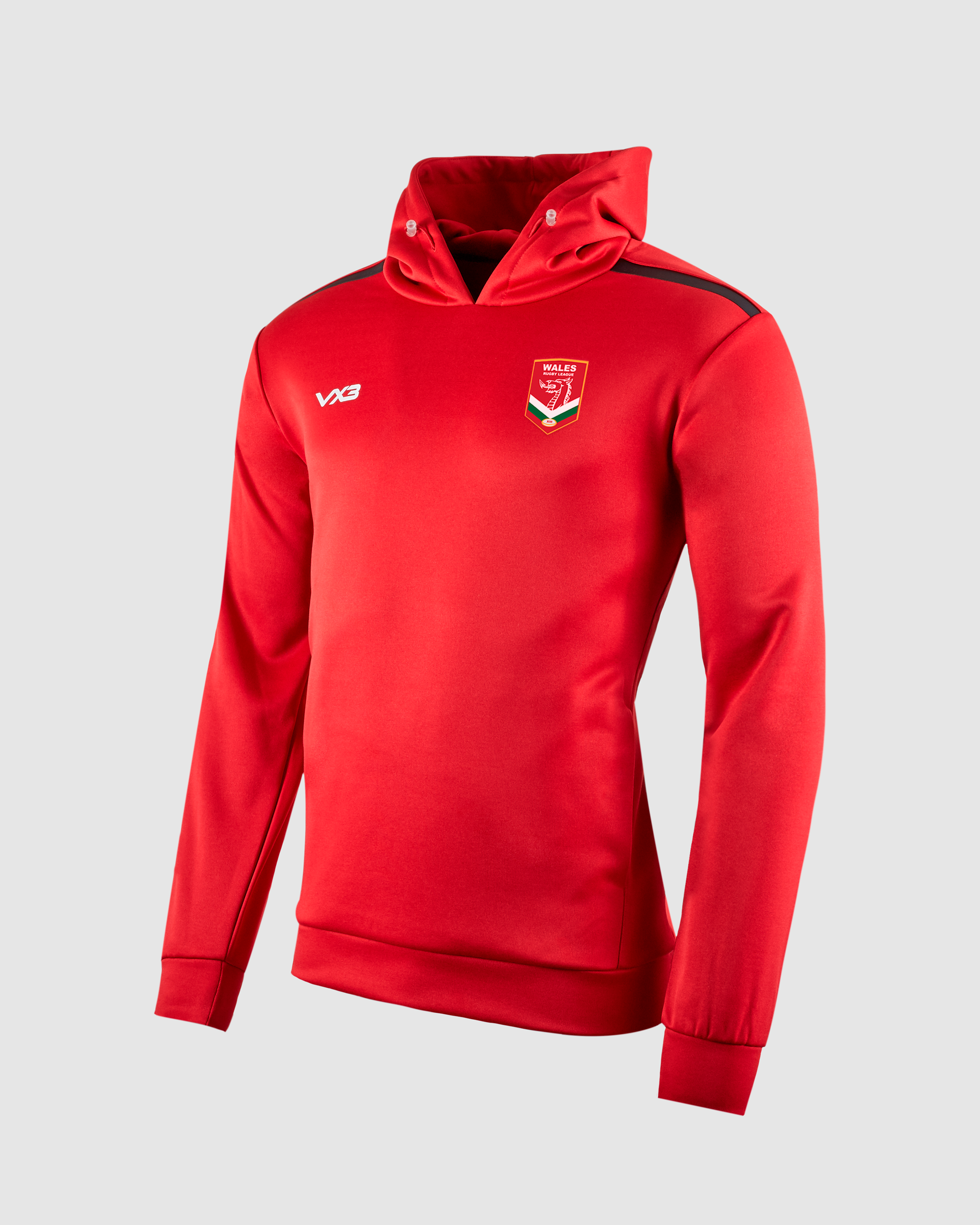 Wales Rugby League Fortis Hoodie Red