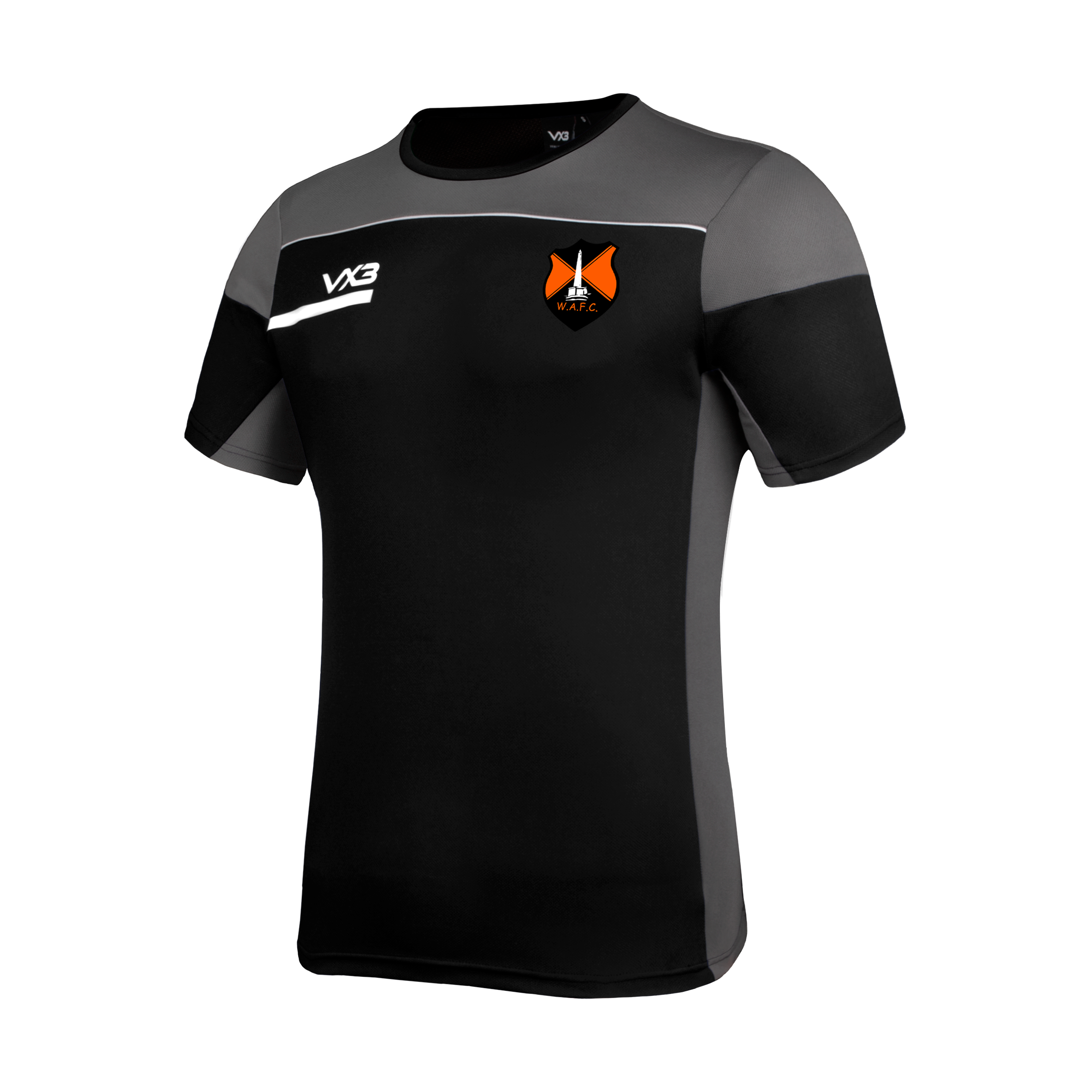 Wellington AFC Opus Tee - Black Grey