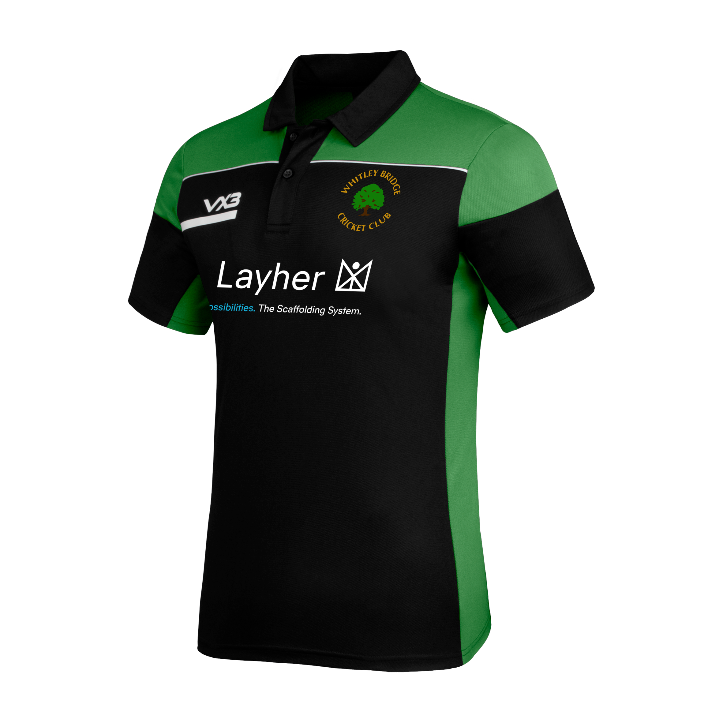 Whitley Bridge Cricket Club Opus Polo - Black Emerald
