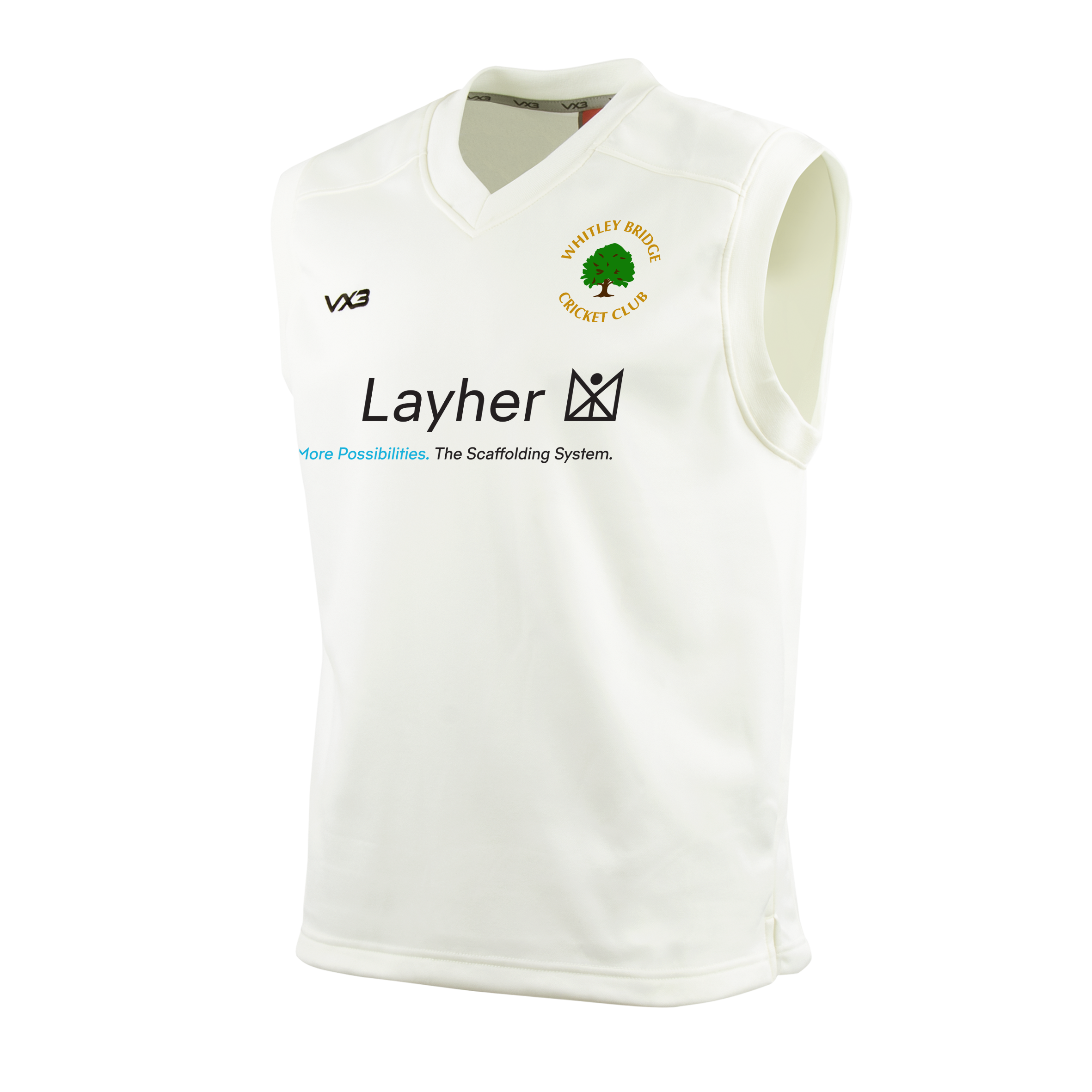 Whitley Bridge Cricket Club Cricket Whites Youth Slipover Elite
