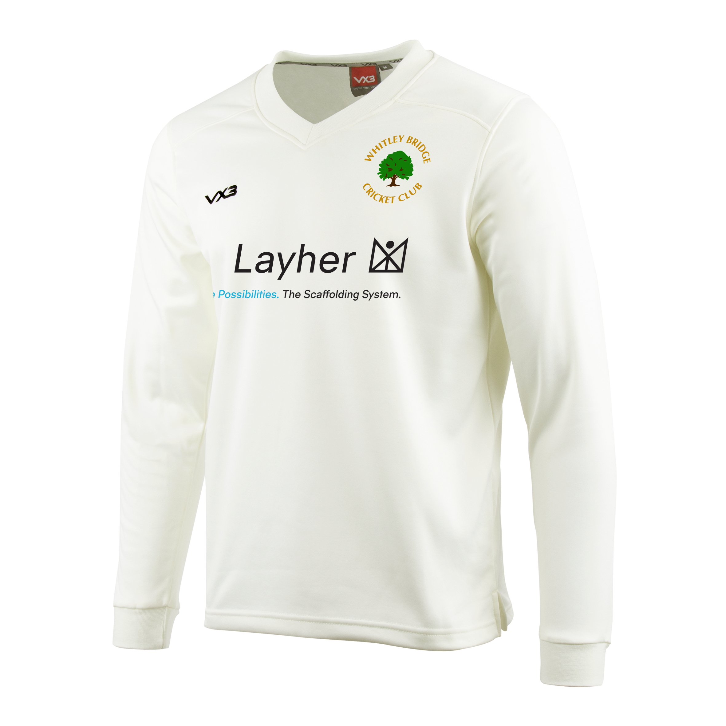 Whitley Bridge Cricket Club Cricket Whites Sweatshirt Elite
