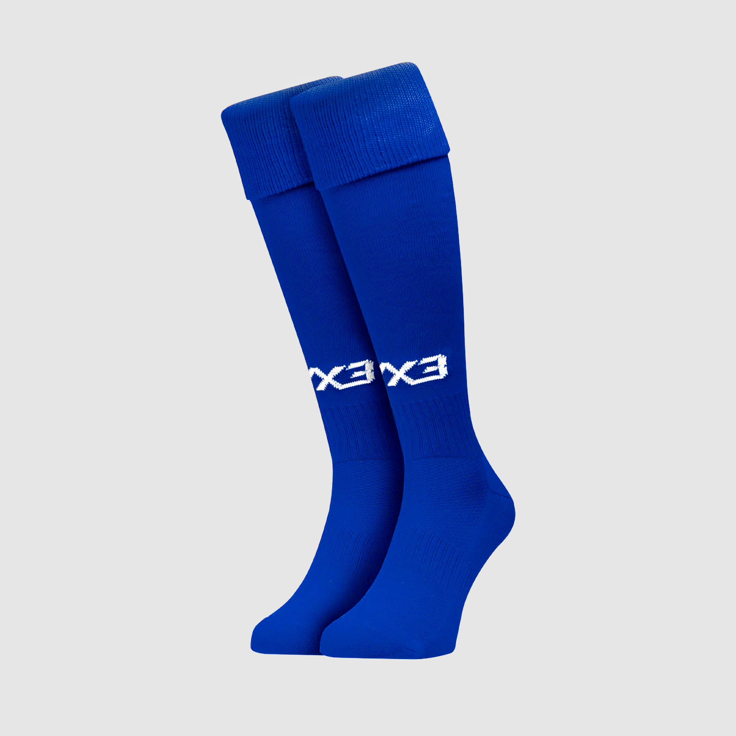 Youth Plain Playing Socks Royal