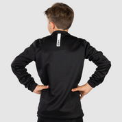 Fortis Youth Quarter Zip Sweat Black/White