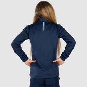 Fortis Youth Quarter Zip Sweat Navy/Sky