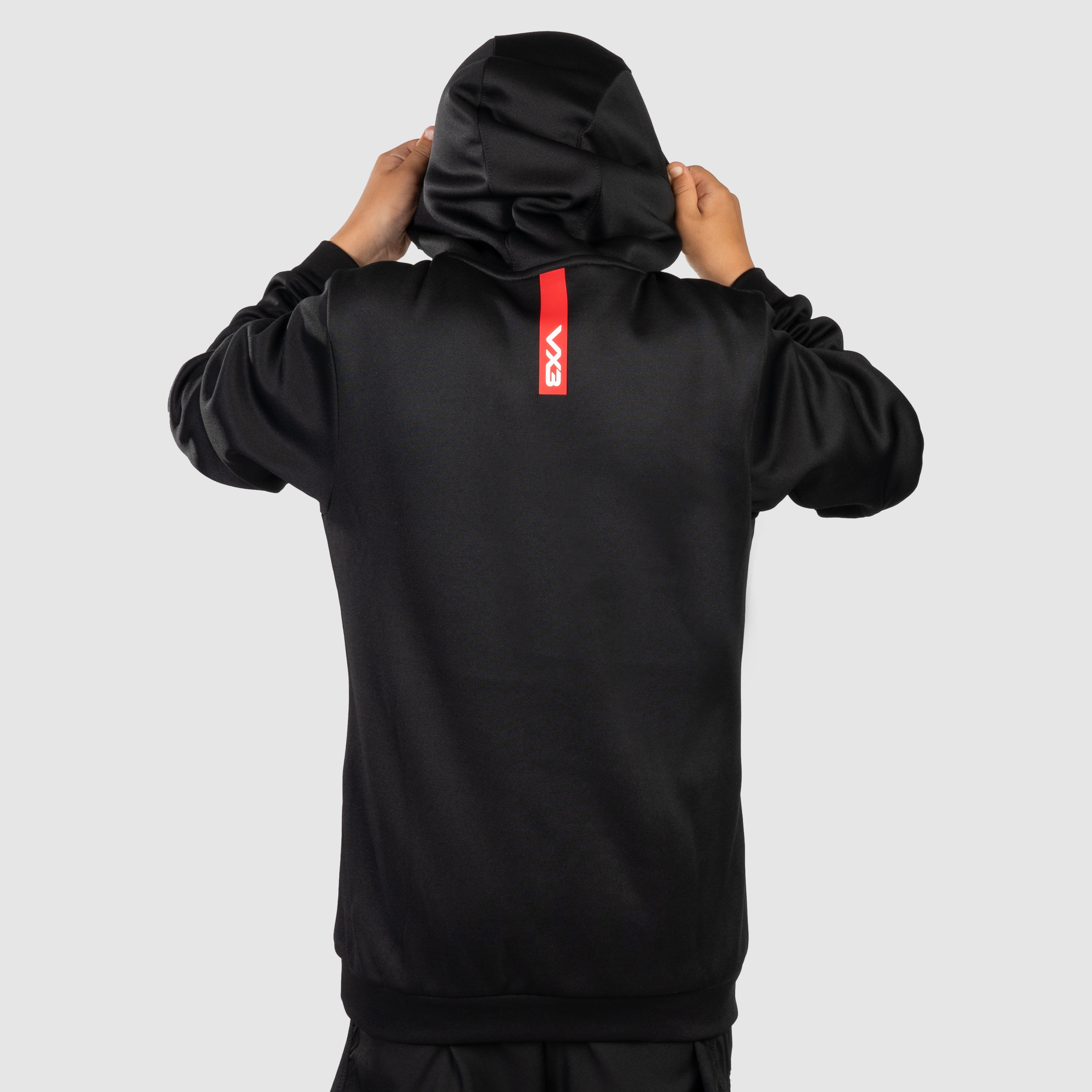 Fortis Youth Hoodie Black/Red