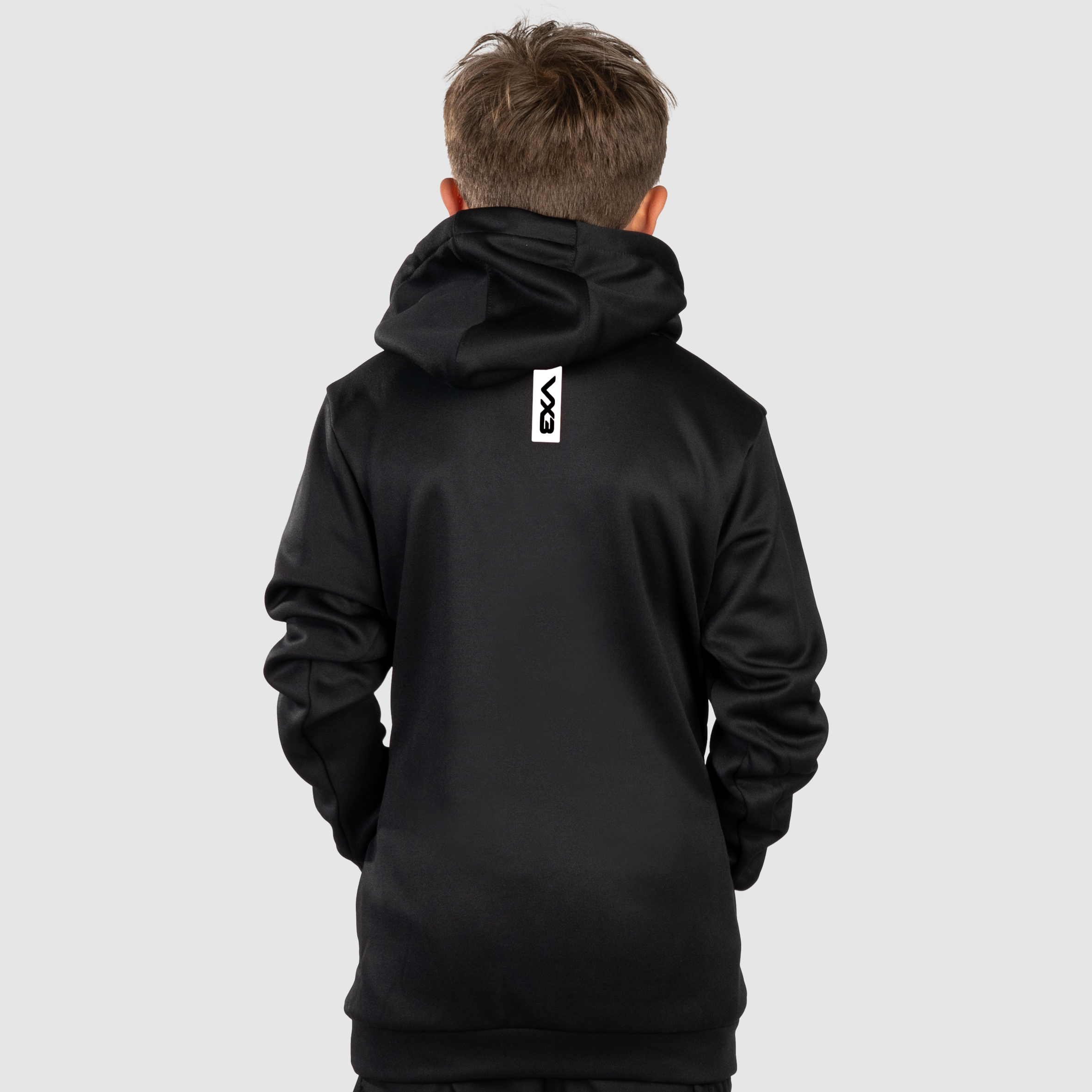 Fortis Youth Hoodie Black/White