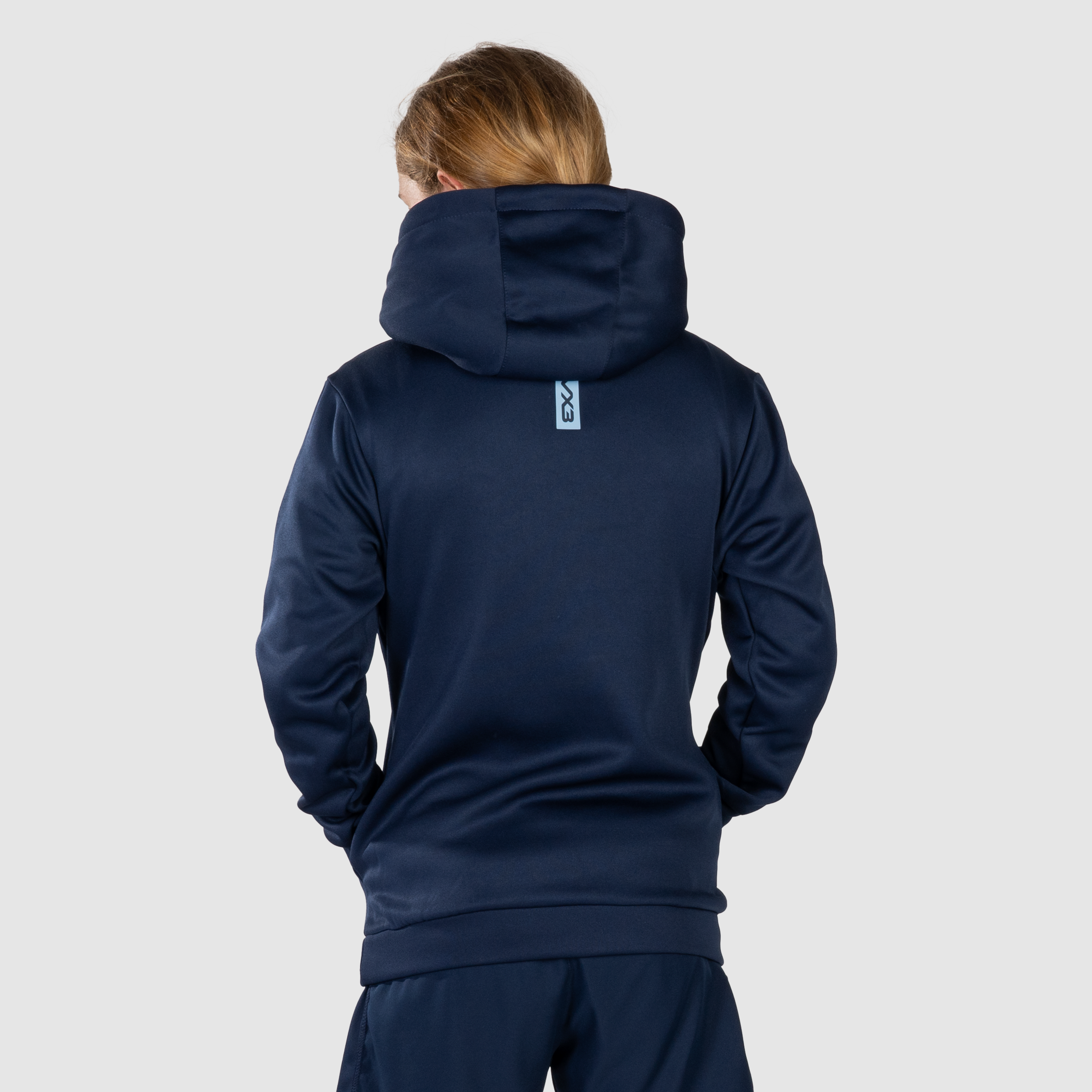 Fortis Youth Hoodie Navy/Sky