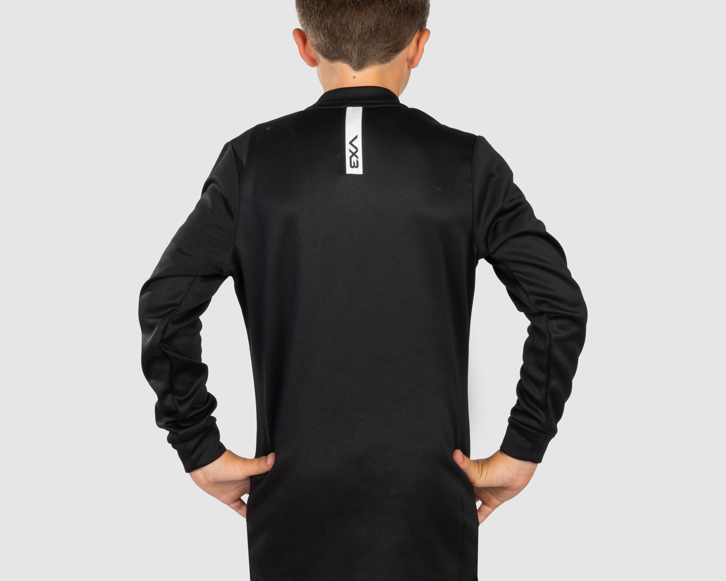YouthFortisPresJacketBlackWhiteBack.png