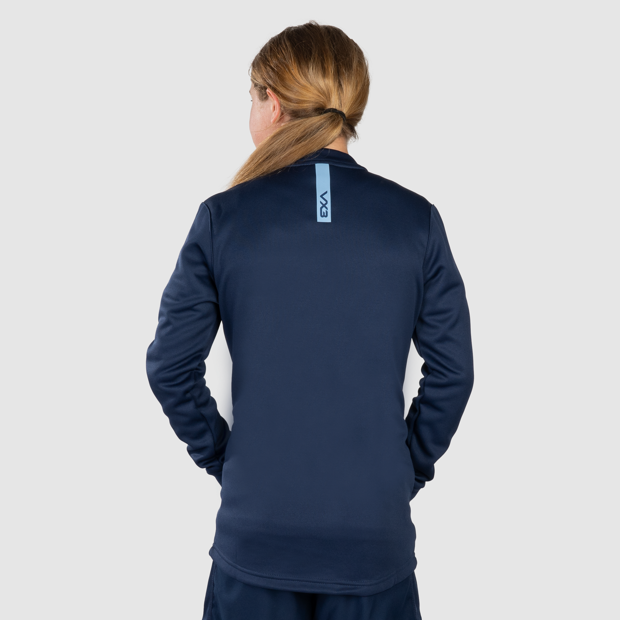 Fortis Youth Presentation Jacket Navy/Sky