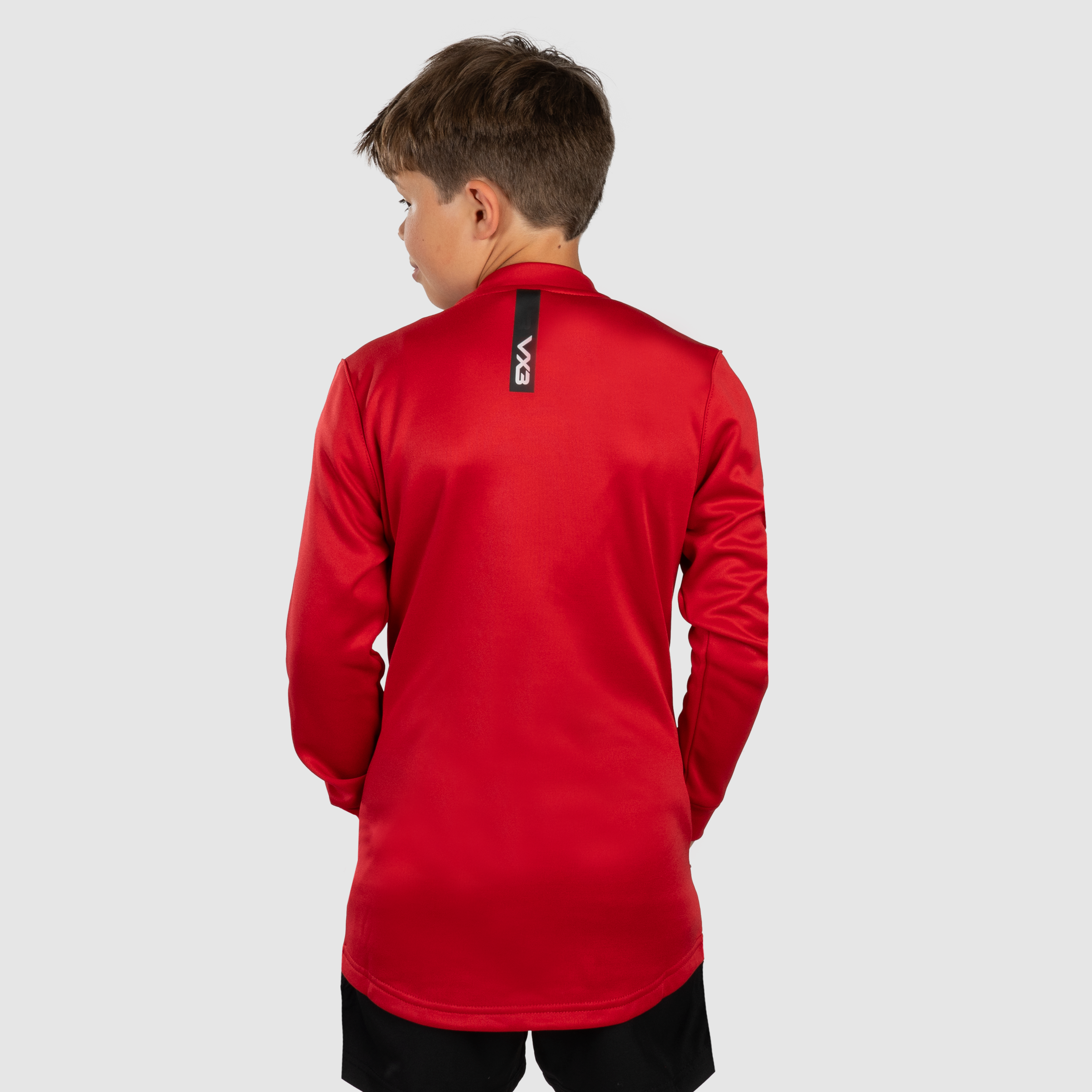 Fortis Youth Presentation Jacket Red/Black