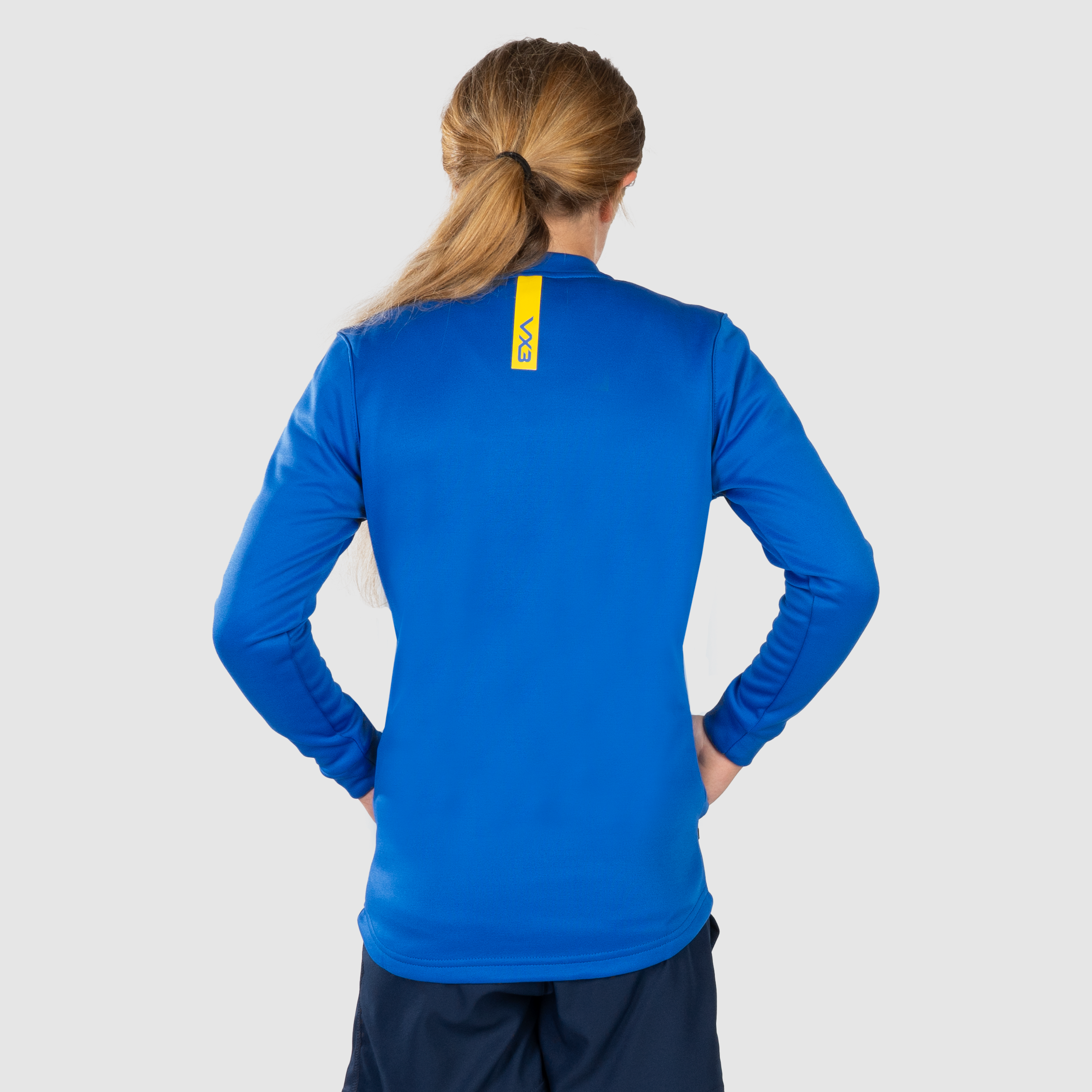 Fortis Youth Presentation Jacket Royal/Yellow