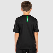 Fortis Youth Tee Black/Emerald