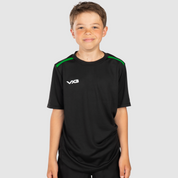 Fortis Youth Tee Black/Emerald