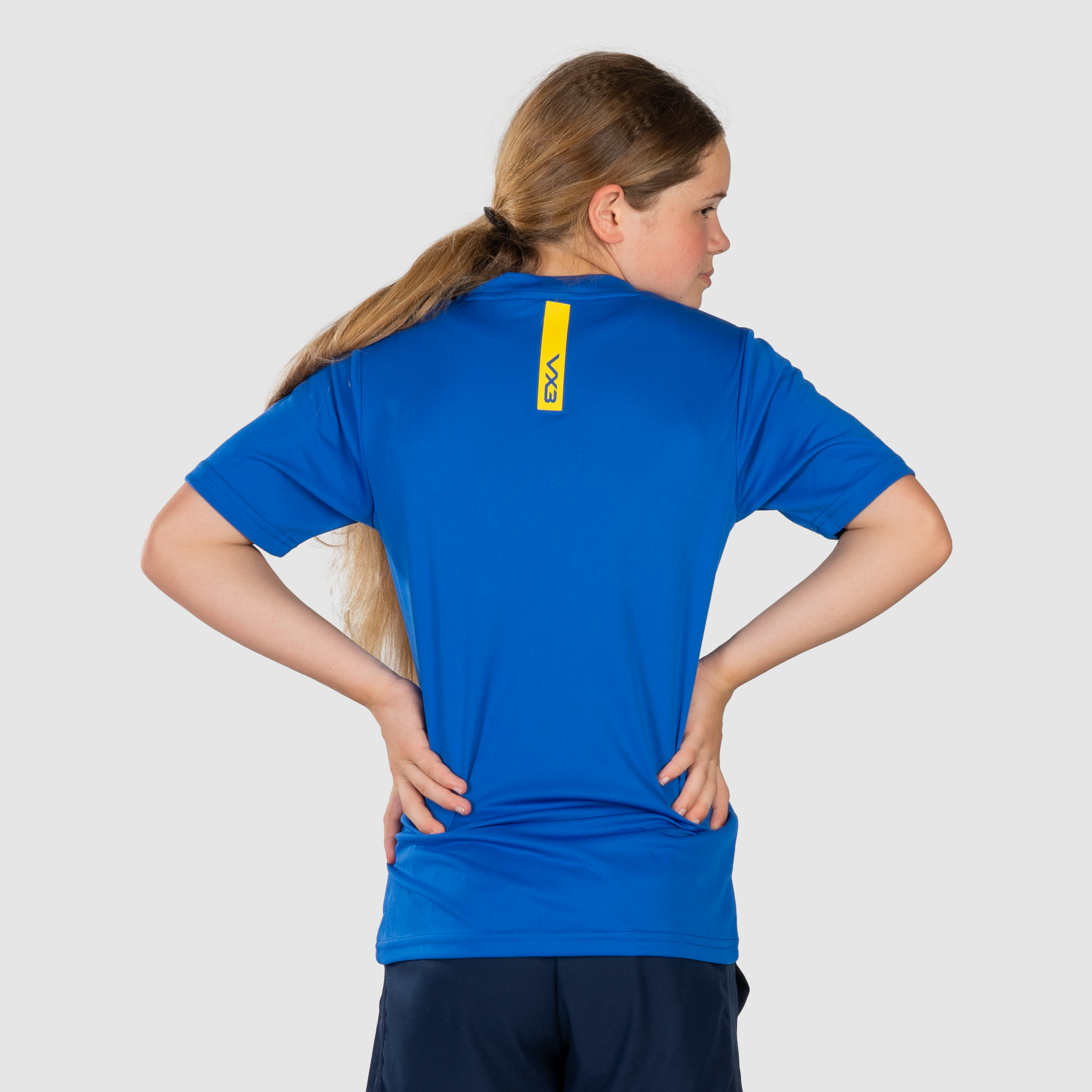 Fortis Youth Tee Royal/Yellow