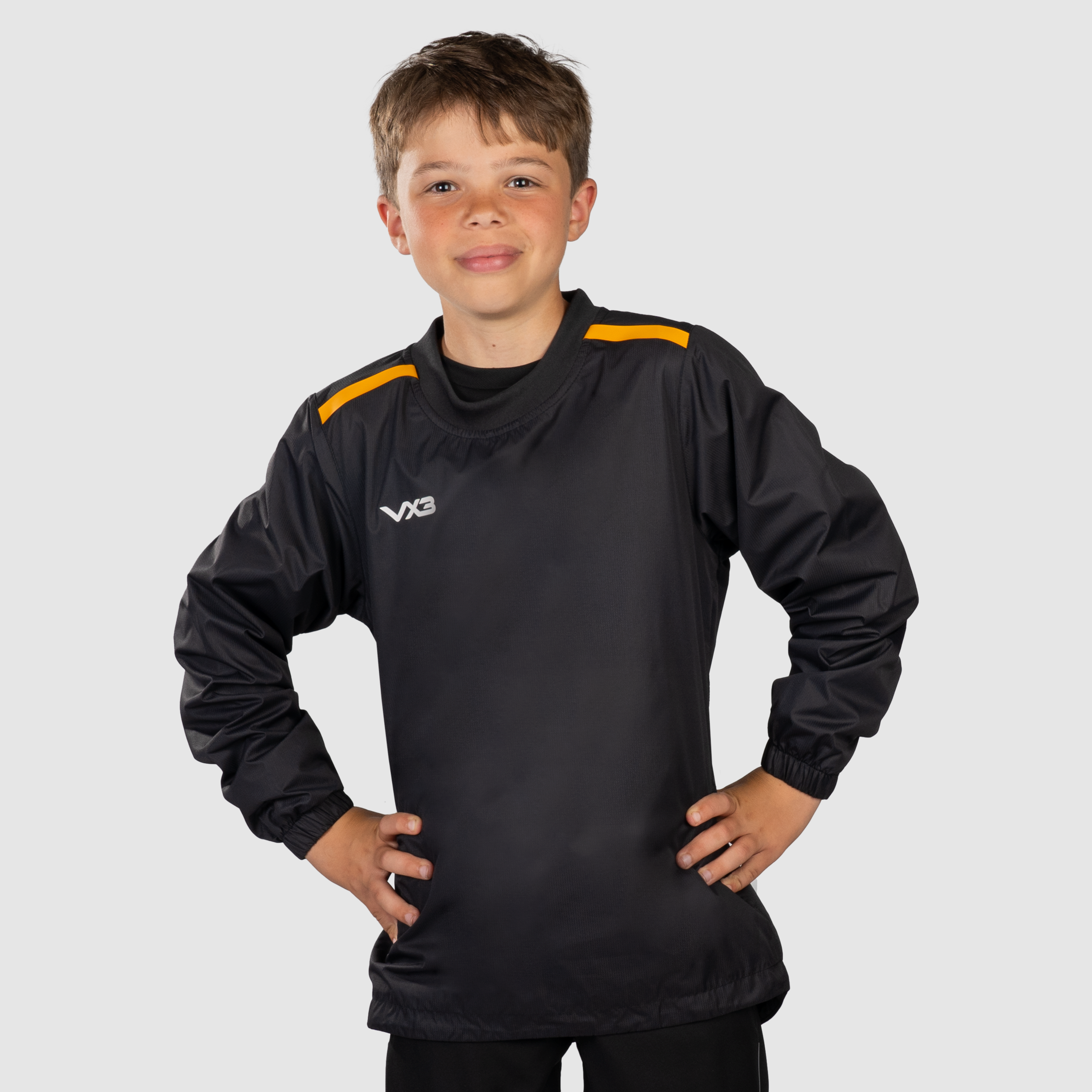 Fortis Youth Smock Black/Amber