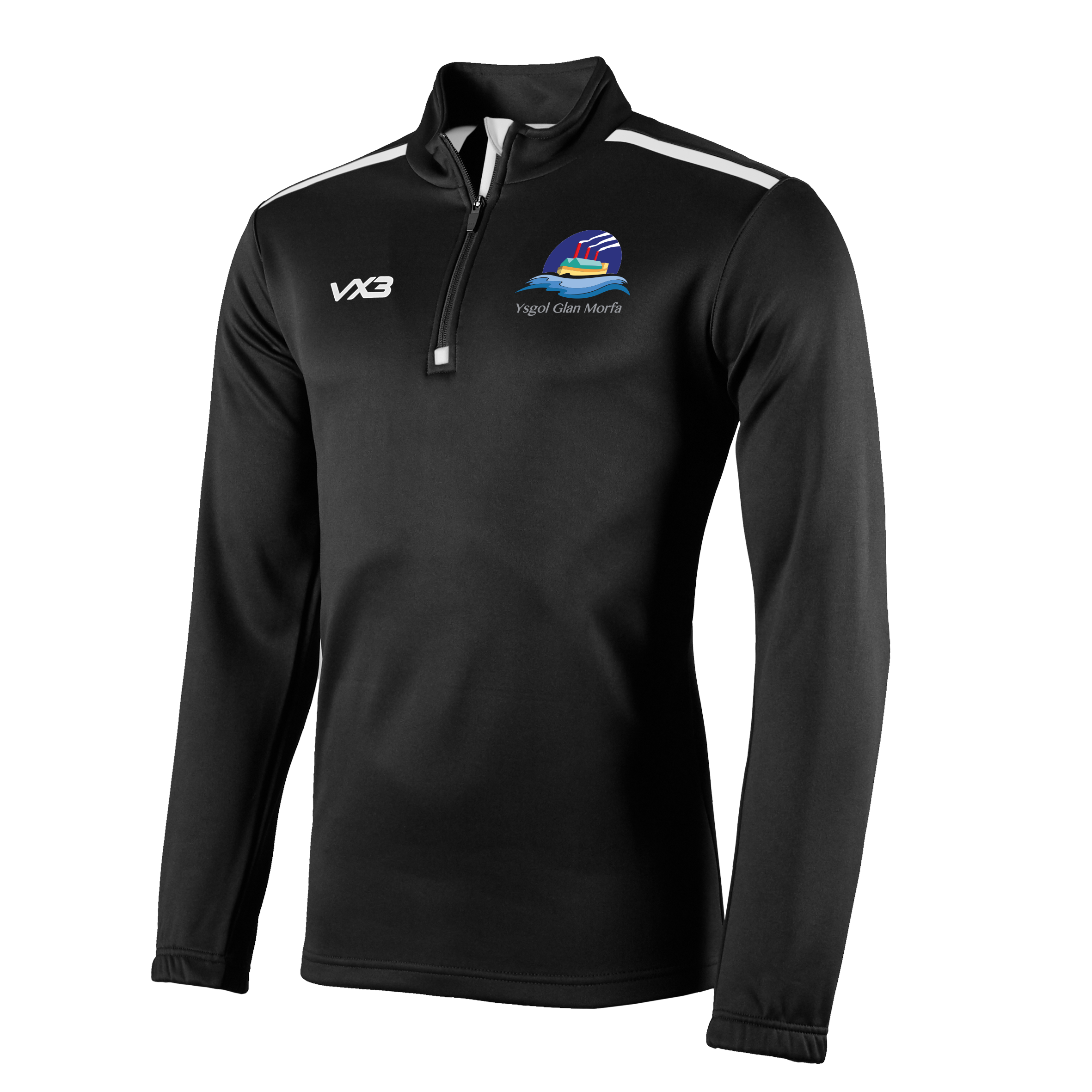 Ysgol Glan Morfa Fortis Youth Quarter Zip Sweat