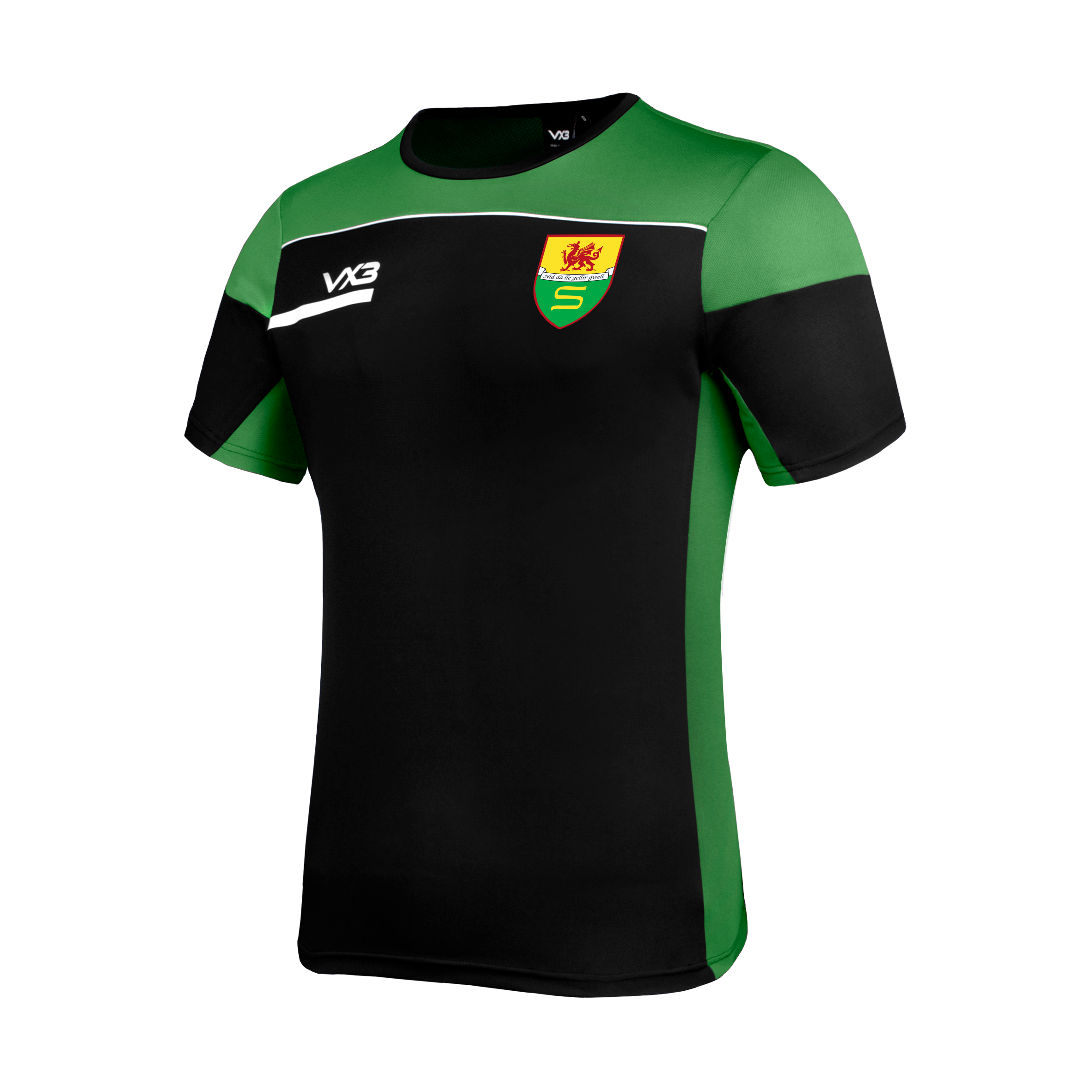 Ysgol Y Strade Opus Tee Youth - Black Emerald