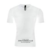 Zone Running Club White Fortis Tee
