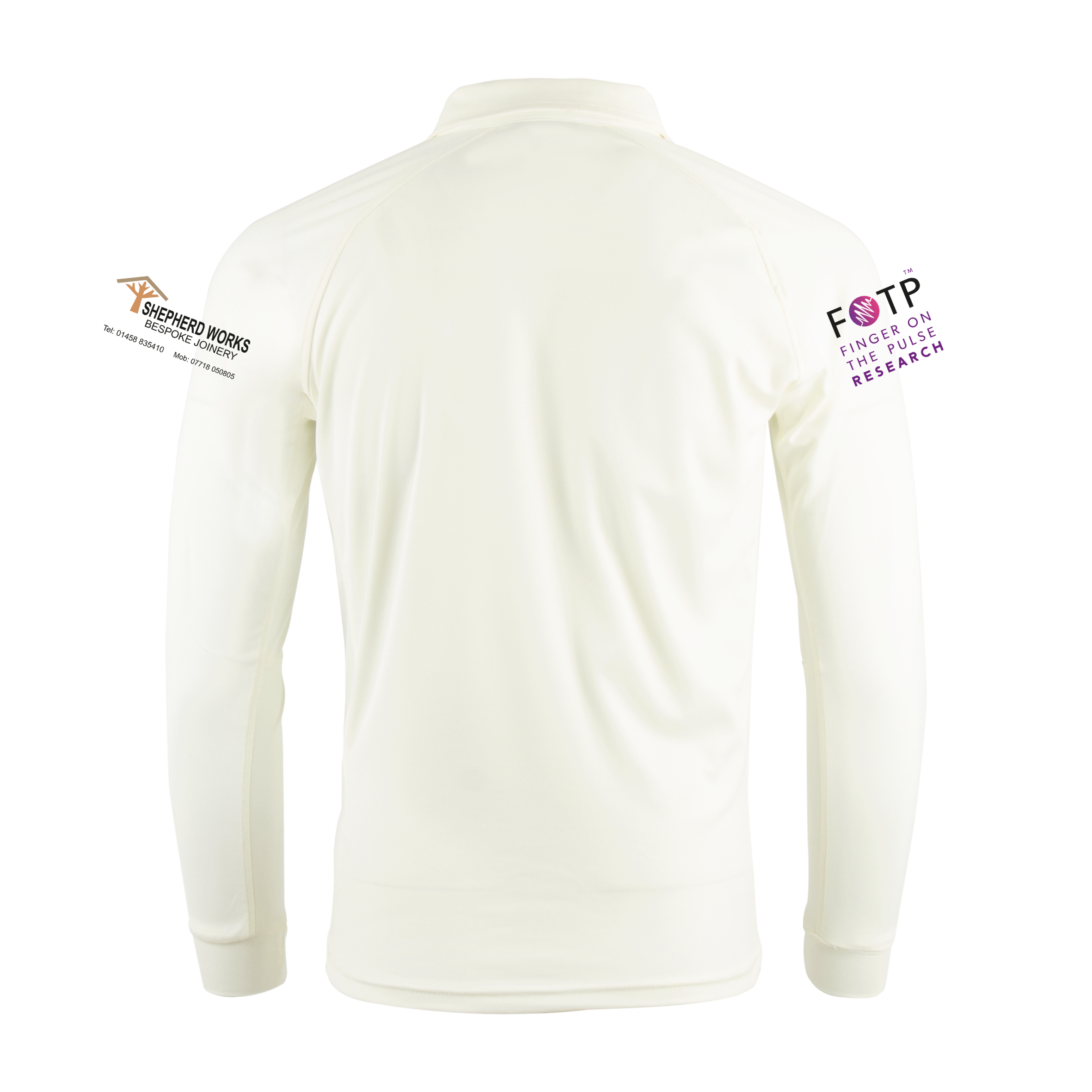 Compton Dundon Cricket Club Whites L/S Shirt
